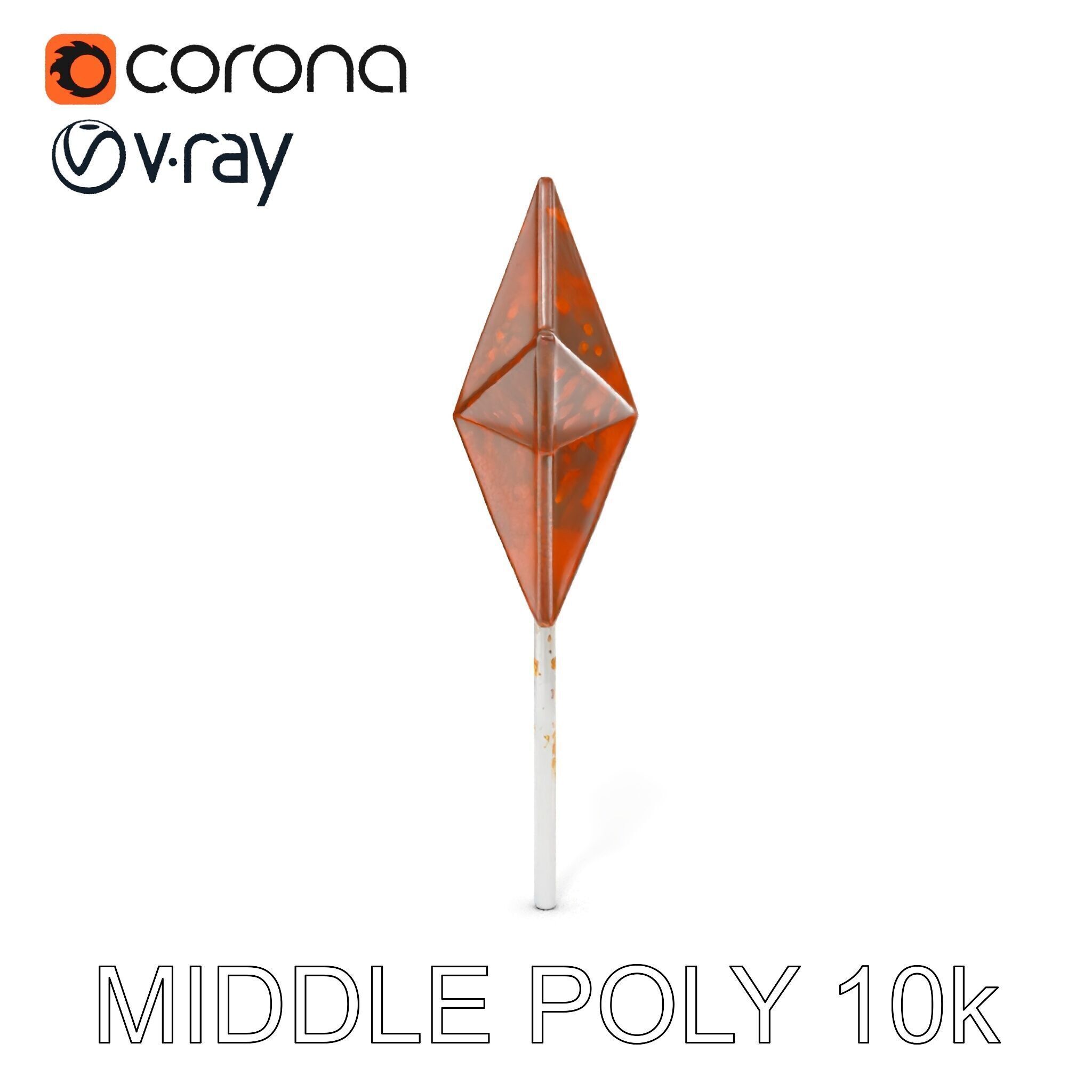 Rustic Star Ornament Model Pack Low-poly 3D model_13