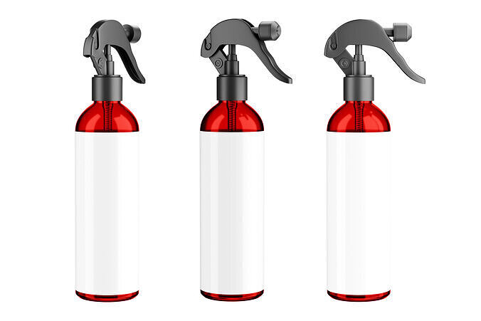 Plastic Spray Bottle  3D model
