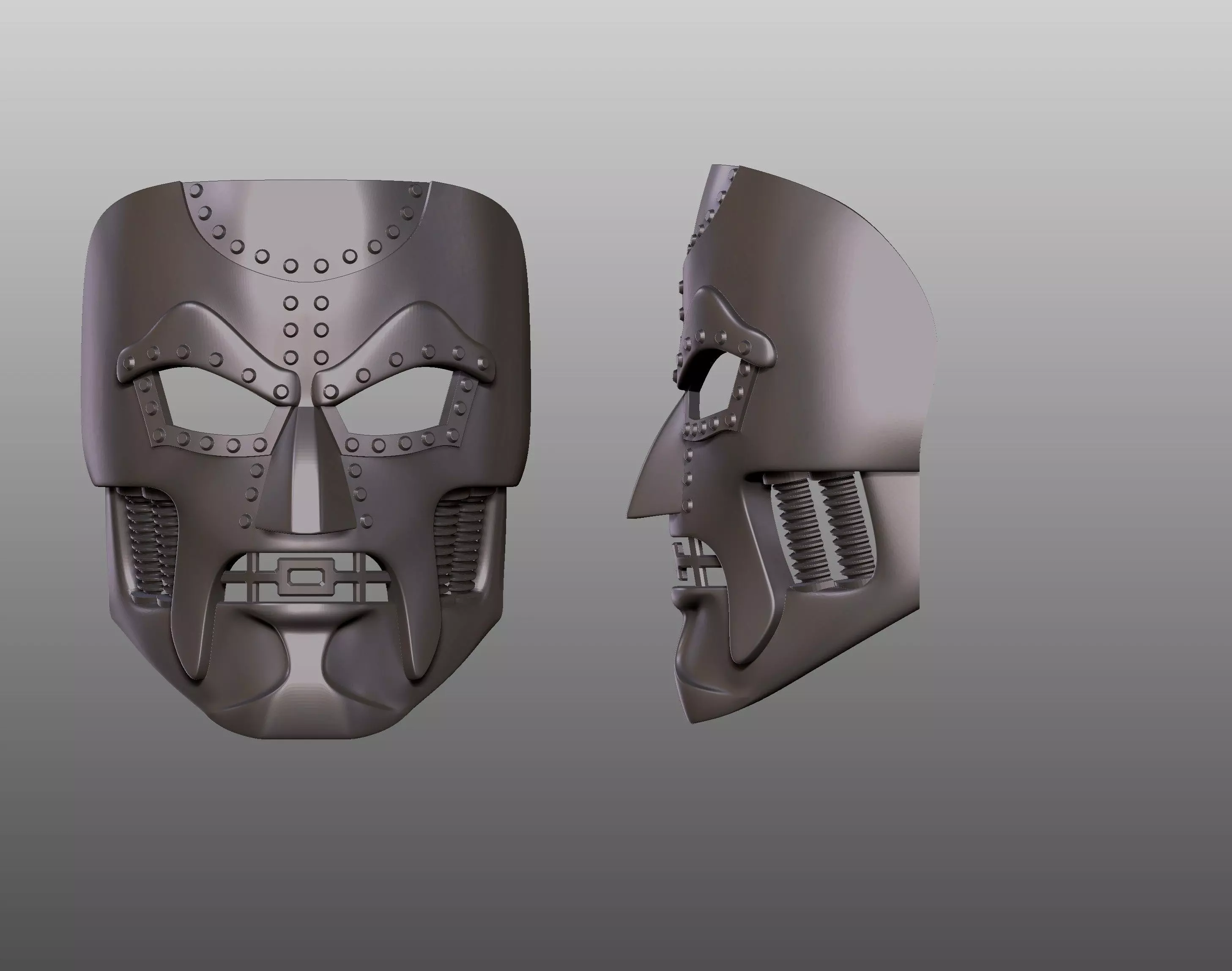 Dr DOOM Mask 3D print model
