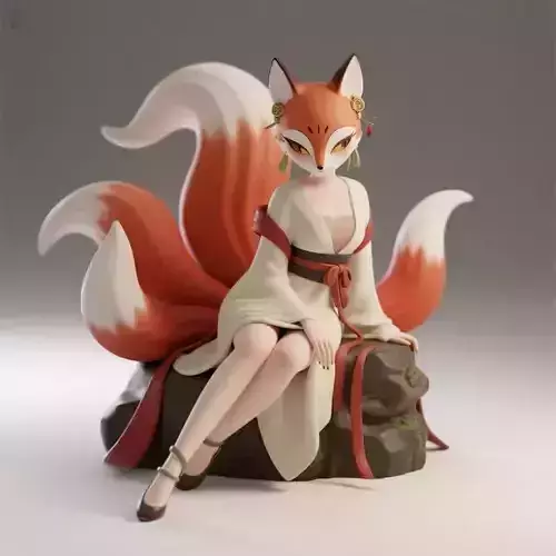 886 Fox Spirit Woman in Pu Song Ling Style beast