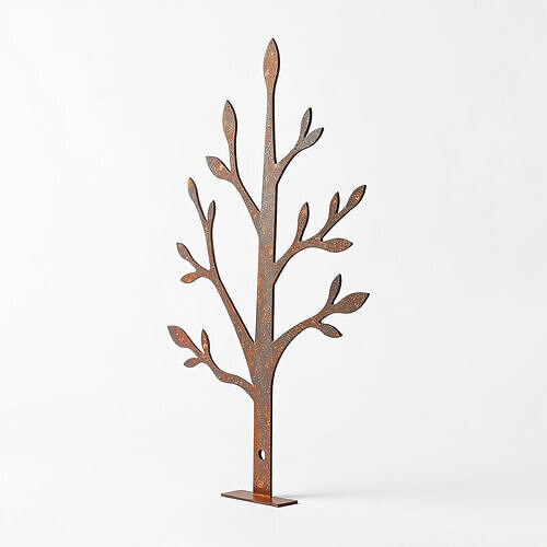 Rustic Metal Tree Decor Model Pack Low-poly 3D model