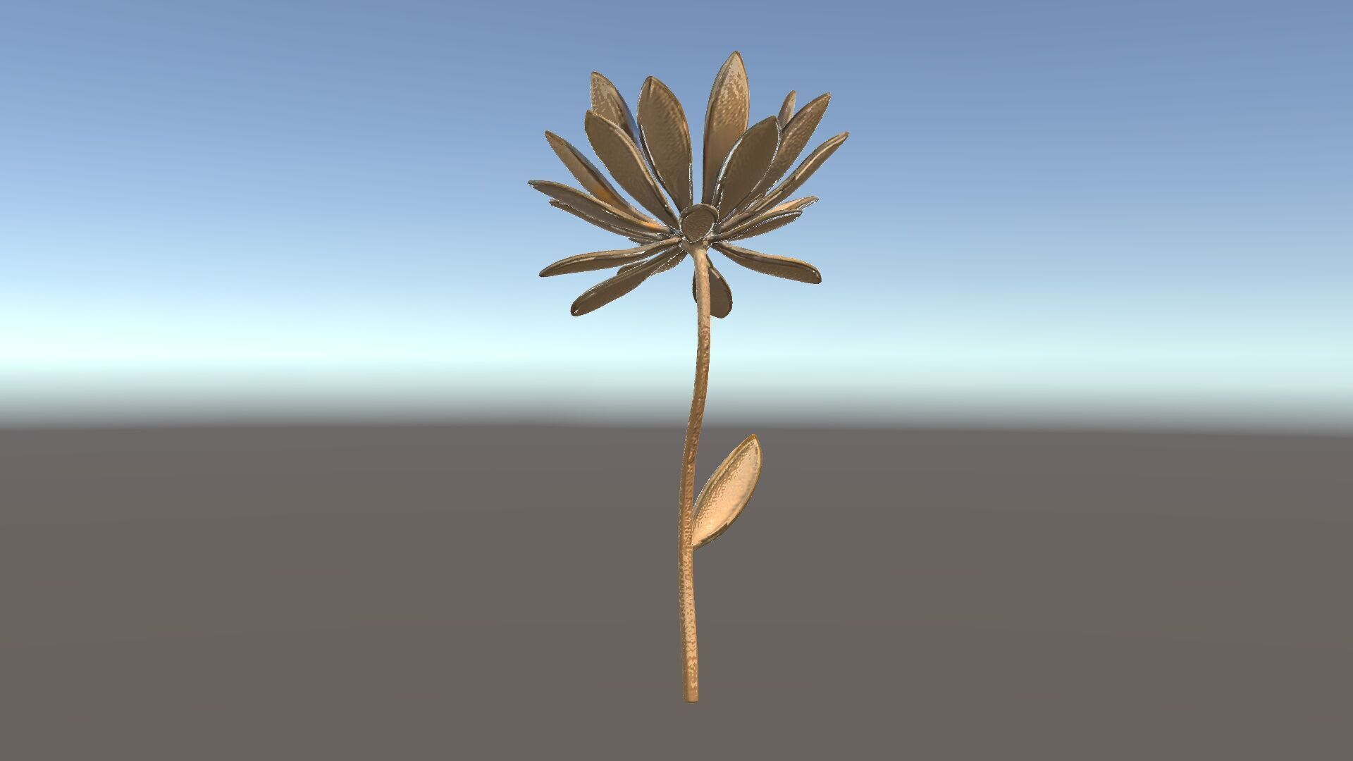 Elegant Metal Flower Model Pack for D Rendering Low-poly 3D model_34