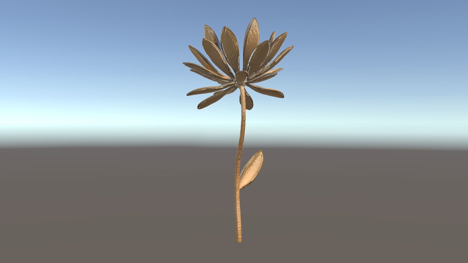 Elegant Metal Flower Model Pack for D Rendering Low-poly 3D model_35