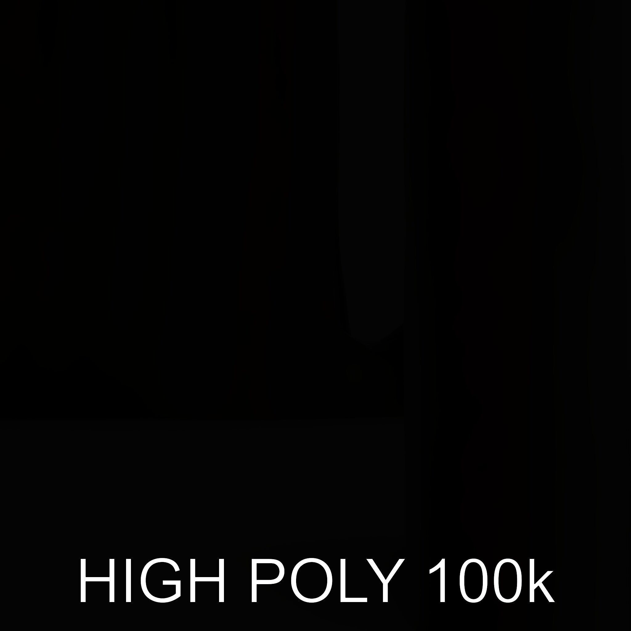 Metal Bird Sculpture Model Pack Low-poly 3D model_15