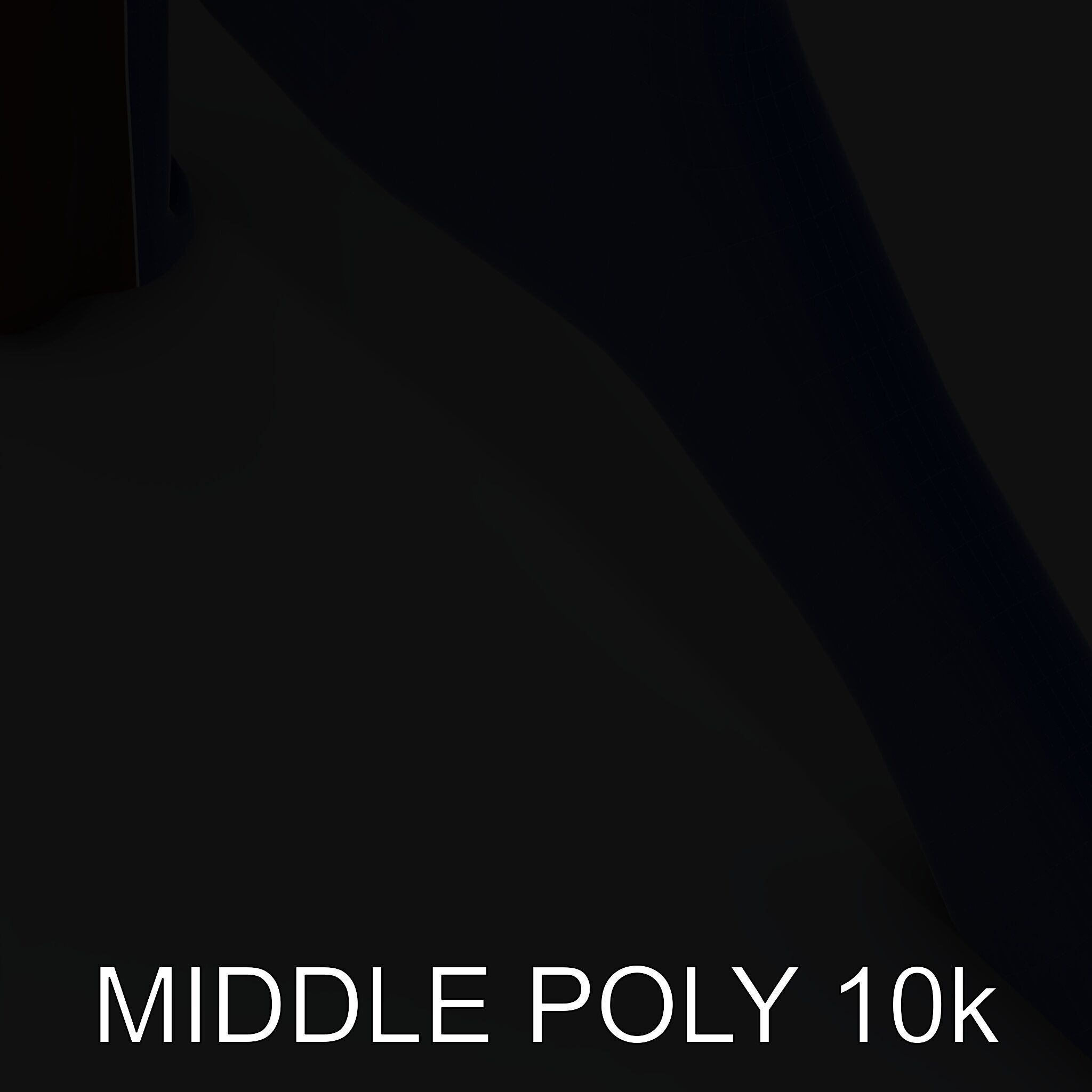 Metal Bird Sculpture Model Pack Low-poly 3D model_22