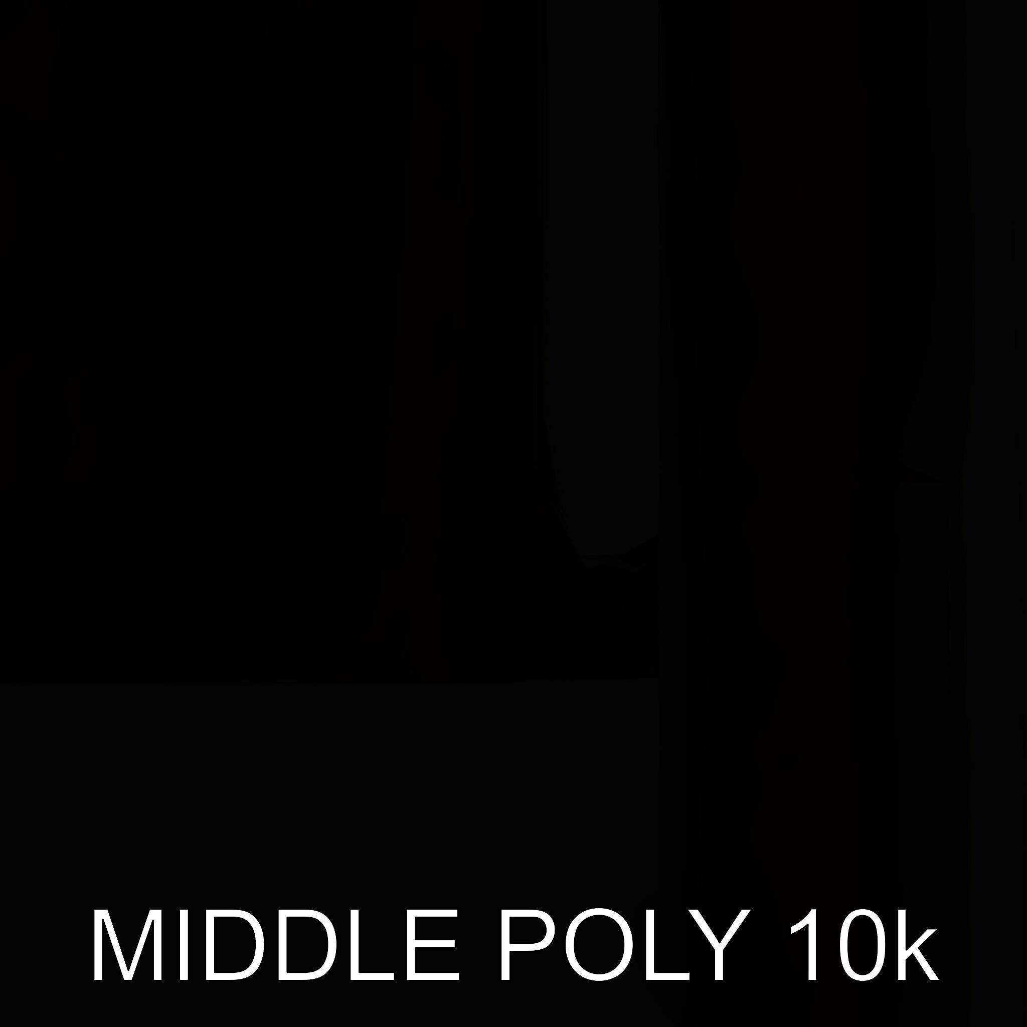 Metal Bird Sculpture Model Pack Low-poly 3D model_16