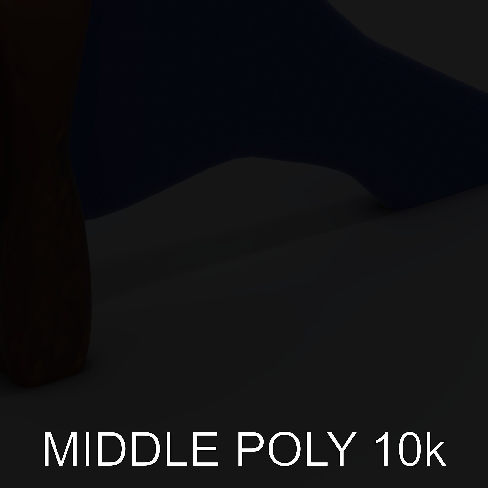 Metal Bird Sculpture Model Pack Low-poly 3D model_25