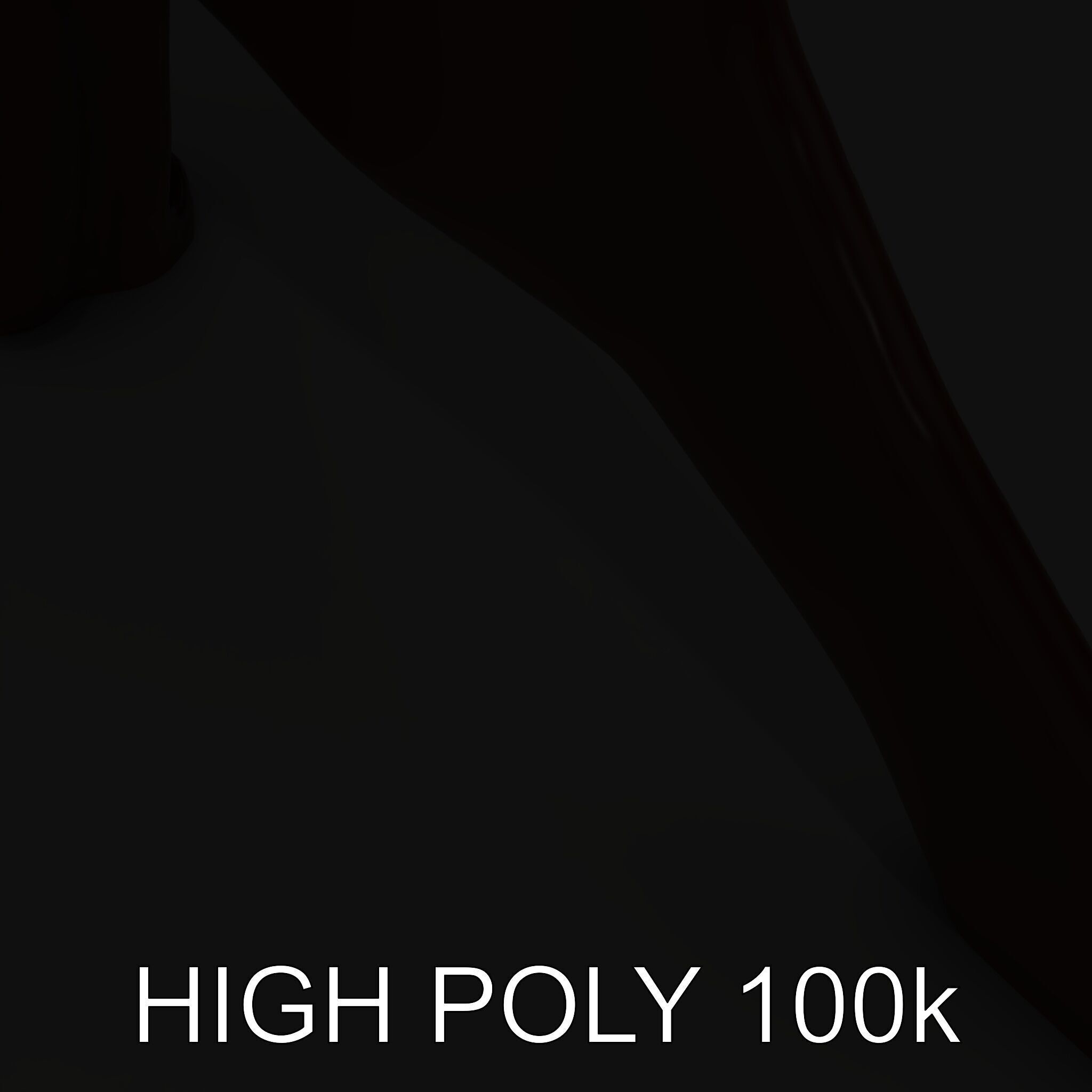 Metal Bird Sculpture Model Pack Low-poly 3D model_10