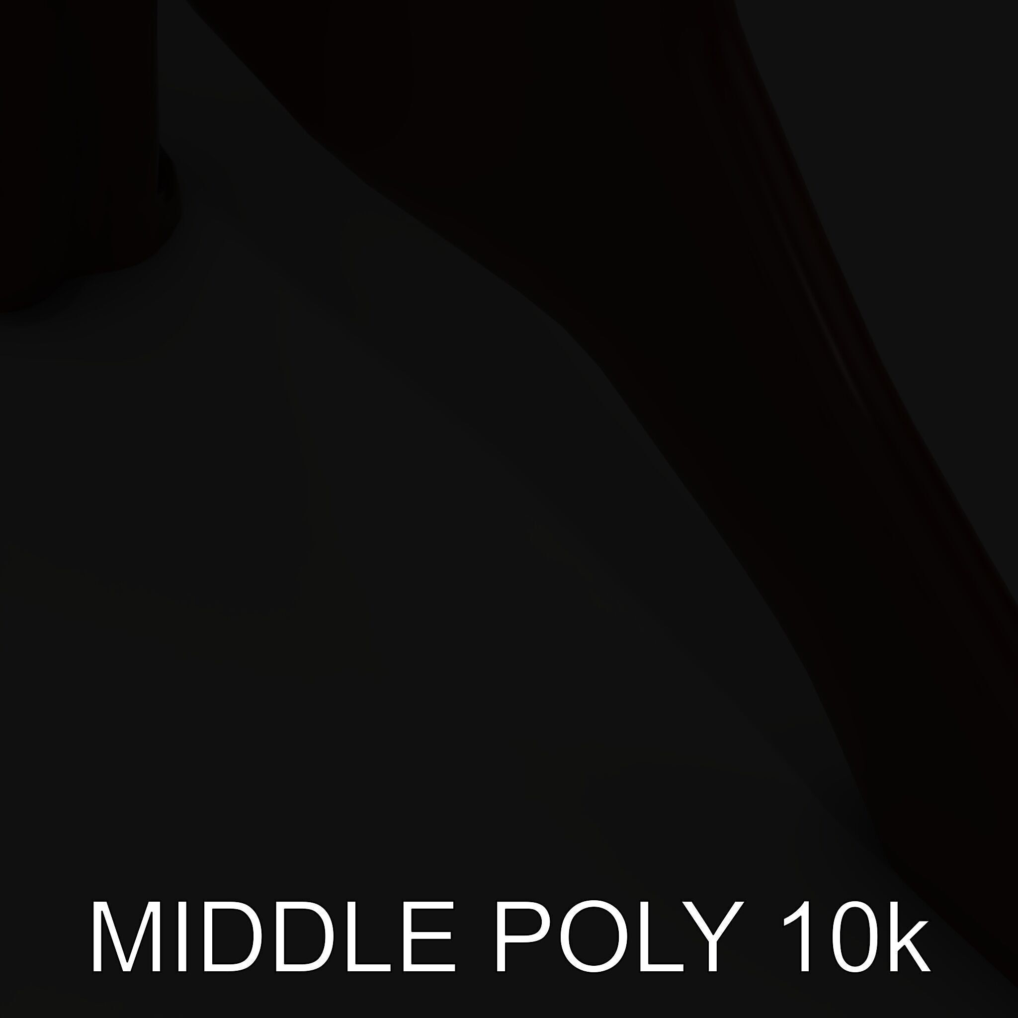 Metal Bird Sculpture Model Pack Low-poly 3D model_8