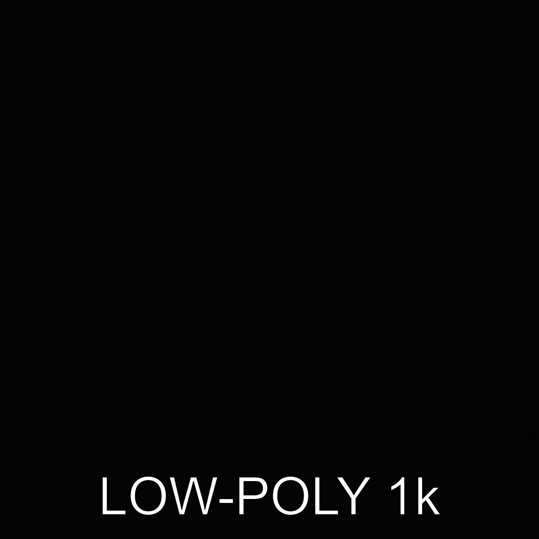 Metal Bird Sculpture Model Pack Low-poly 3D model_28