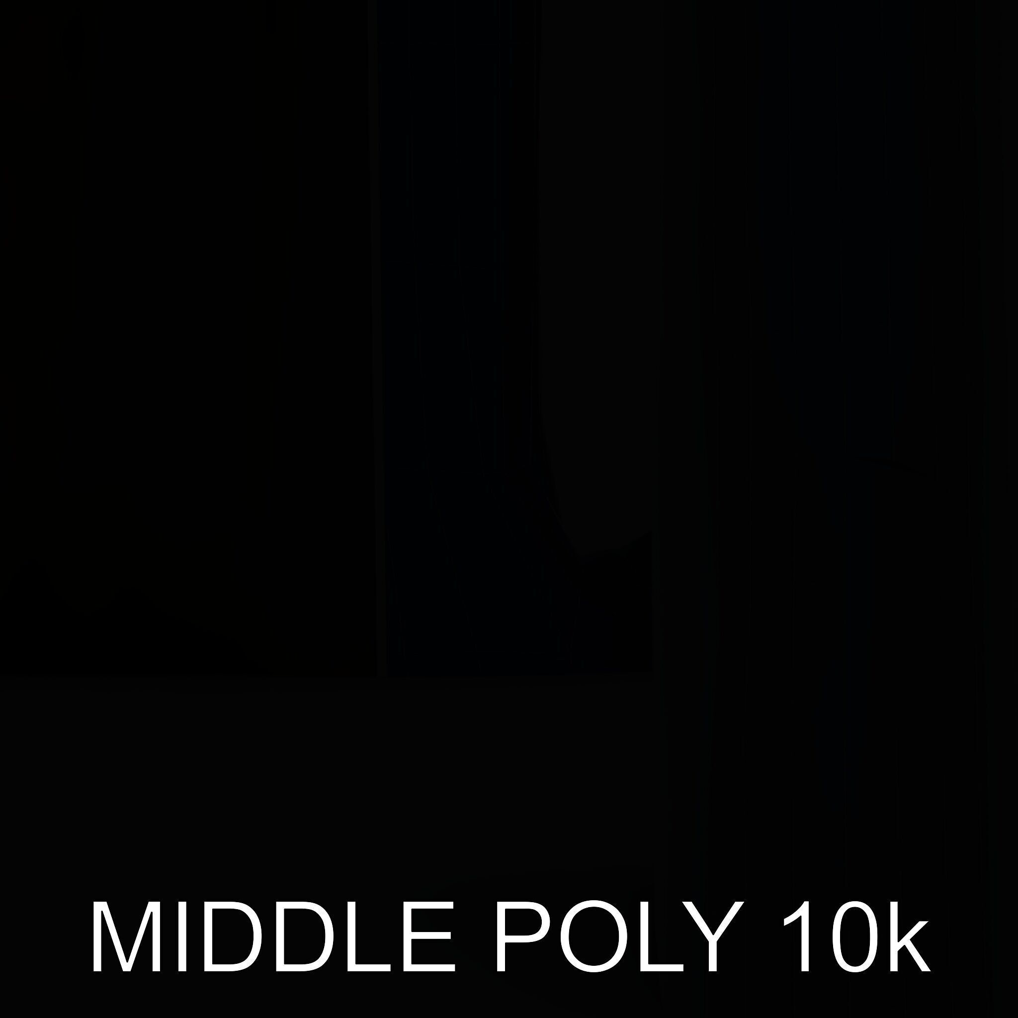 Metal Bird Sculpture Model Pack Low-poly 3D model_30