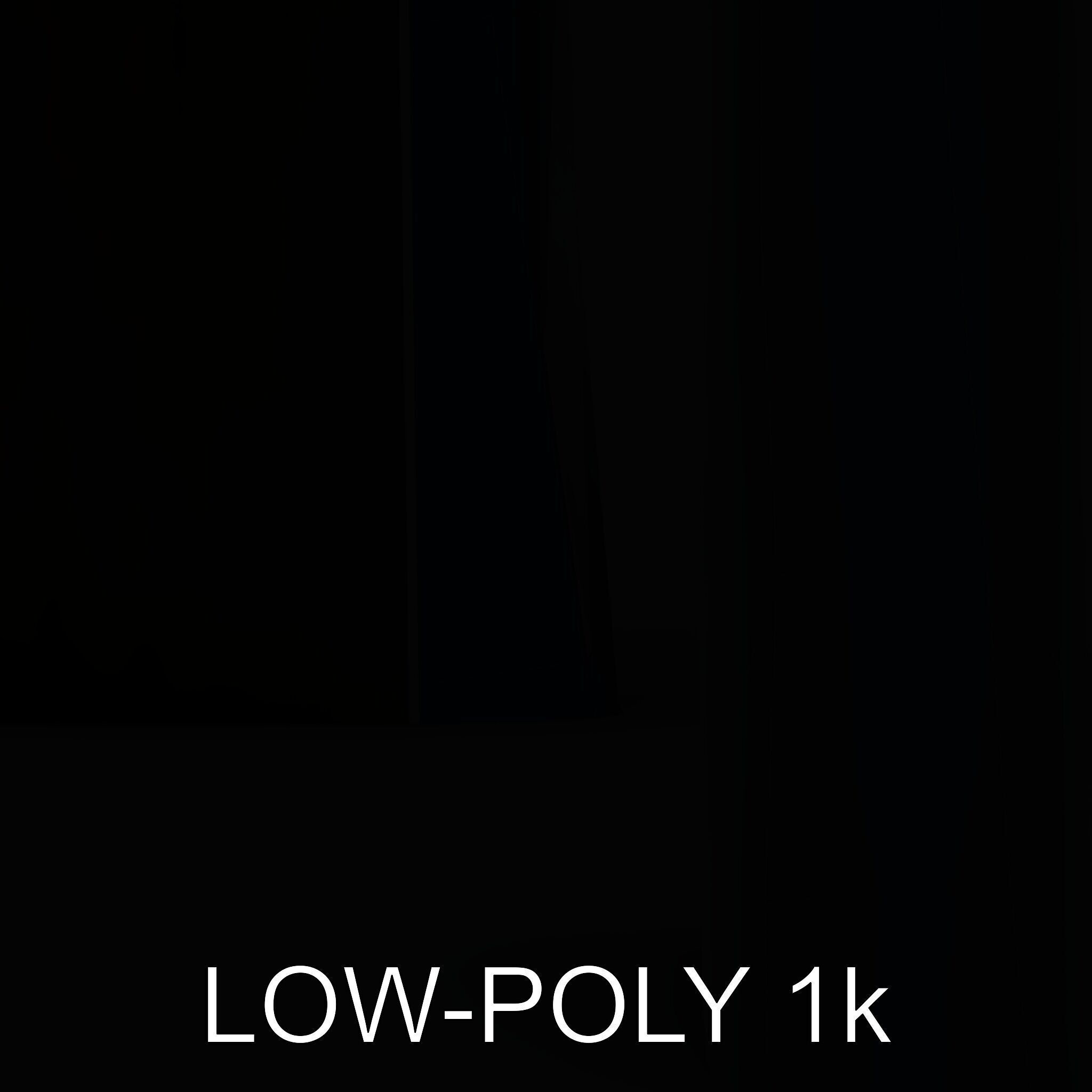 Metal Bird Sculpture Model Pack Low-poly 3D model_31