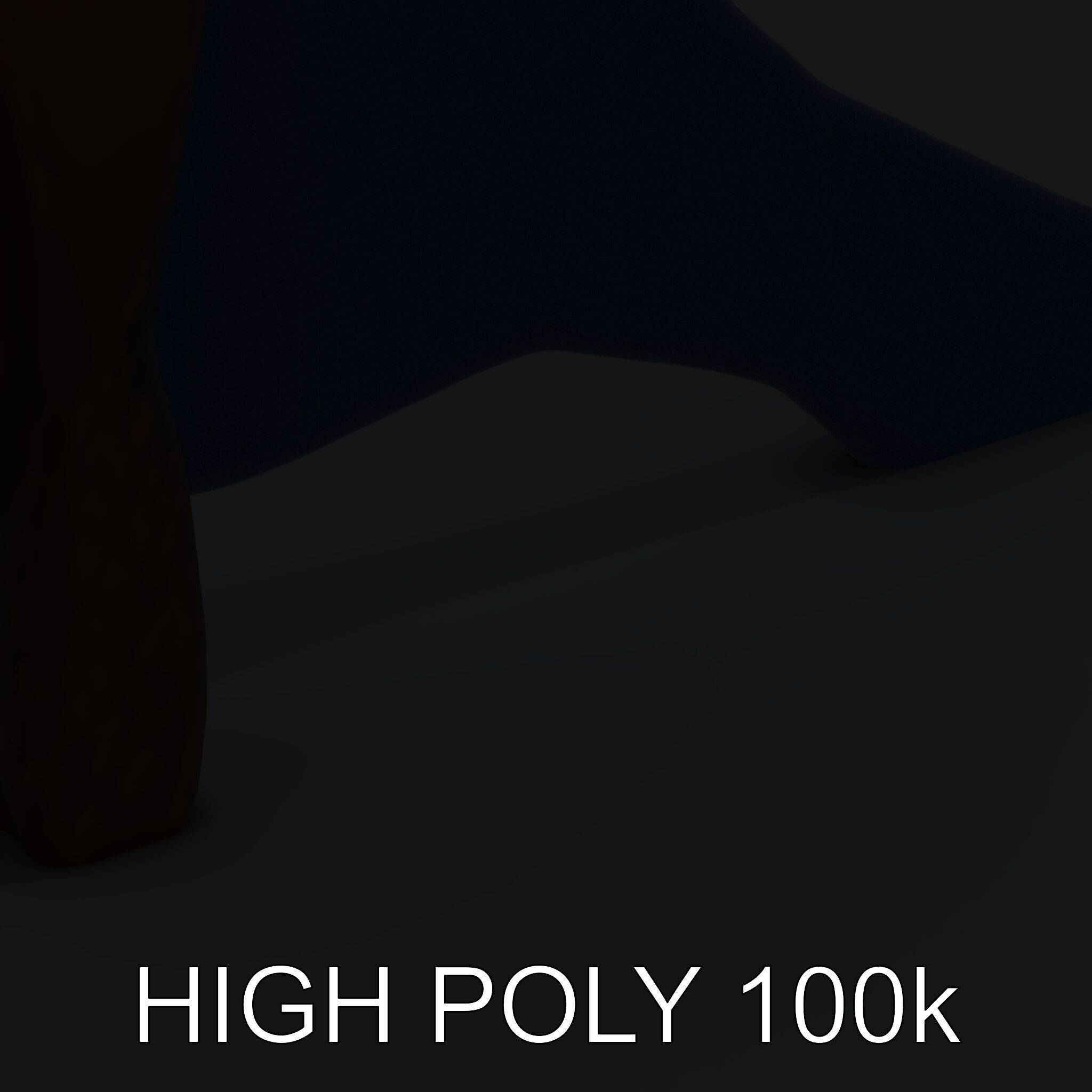 Metal Bird Sculpture Model Pack Low-poly 3D model_35