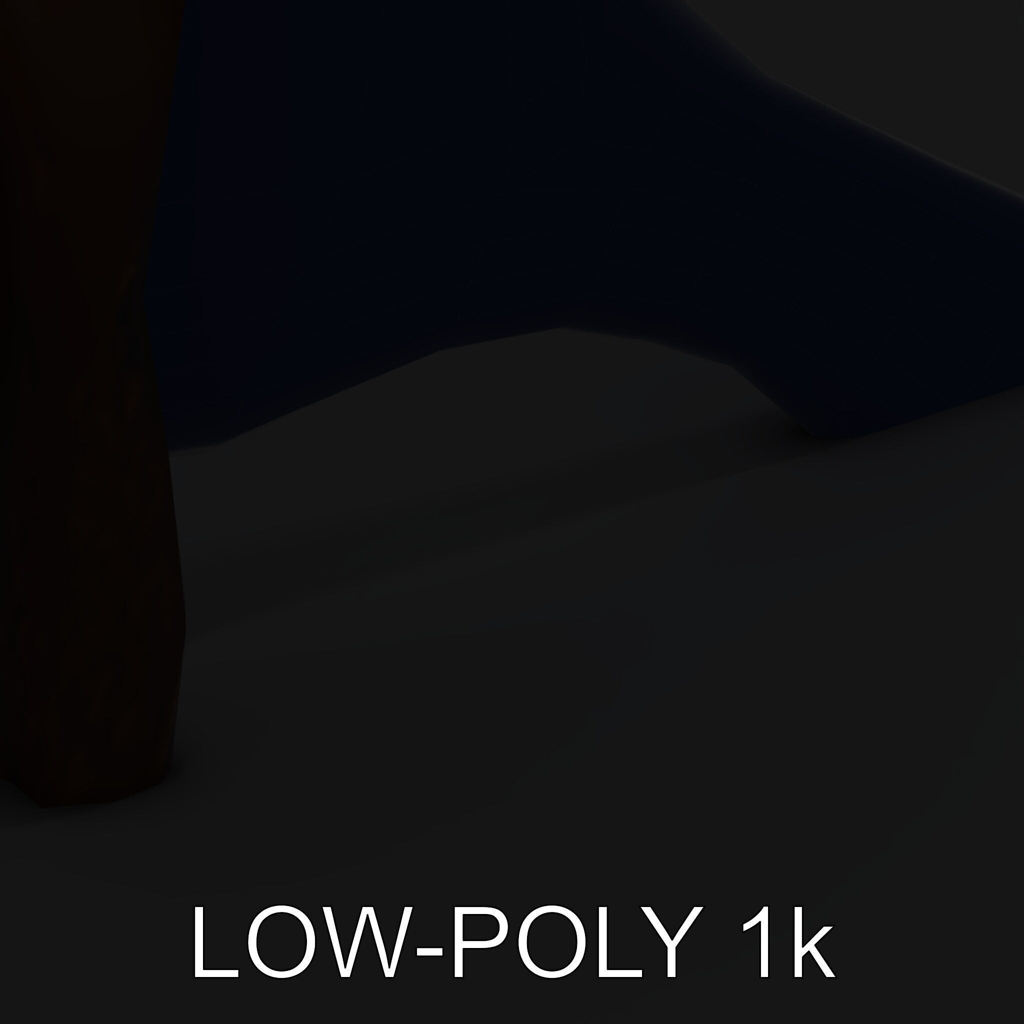 Metal Bird Sculpture Model Pack Low-poly 3D model_17