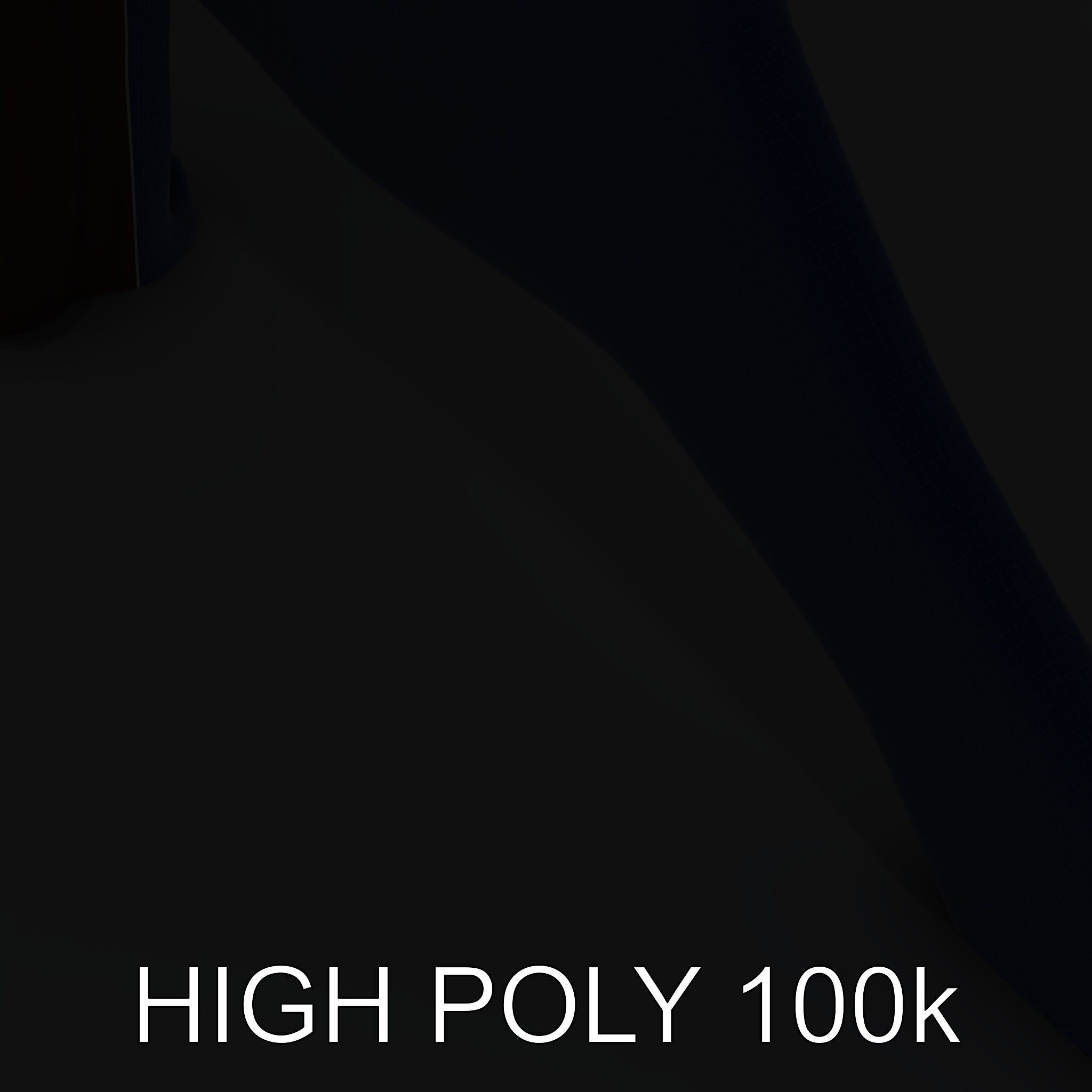 Metal Bird Sculpture Model Pack Low-poly 3D model_24