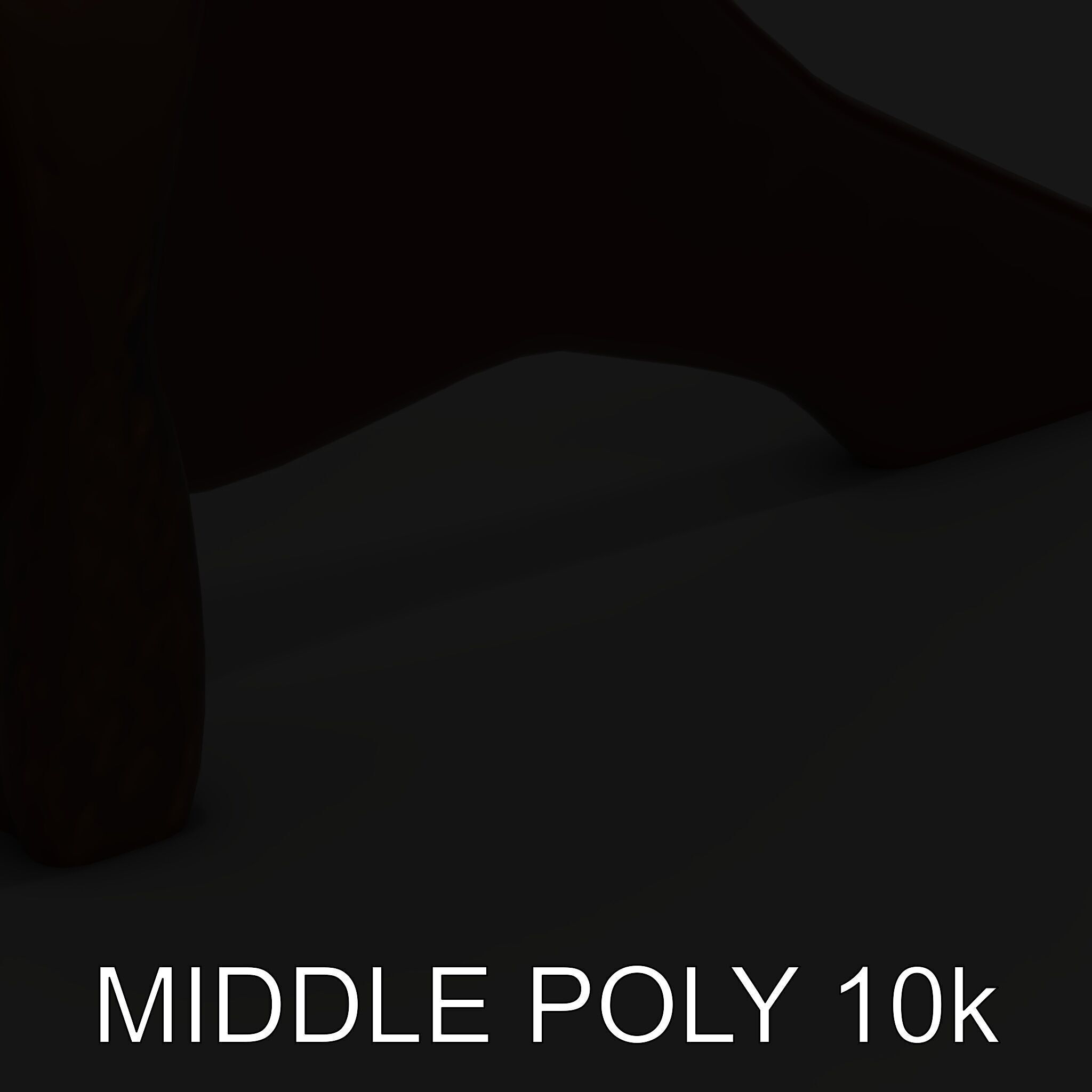 Metal Bird Sculpture Model Pack Low-poly 3D model_11