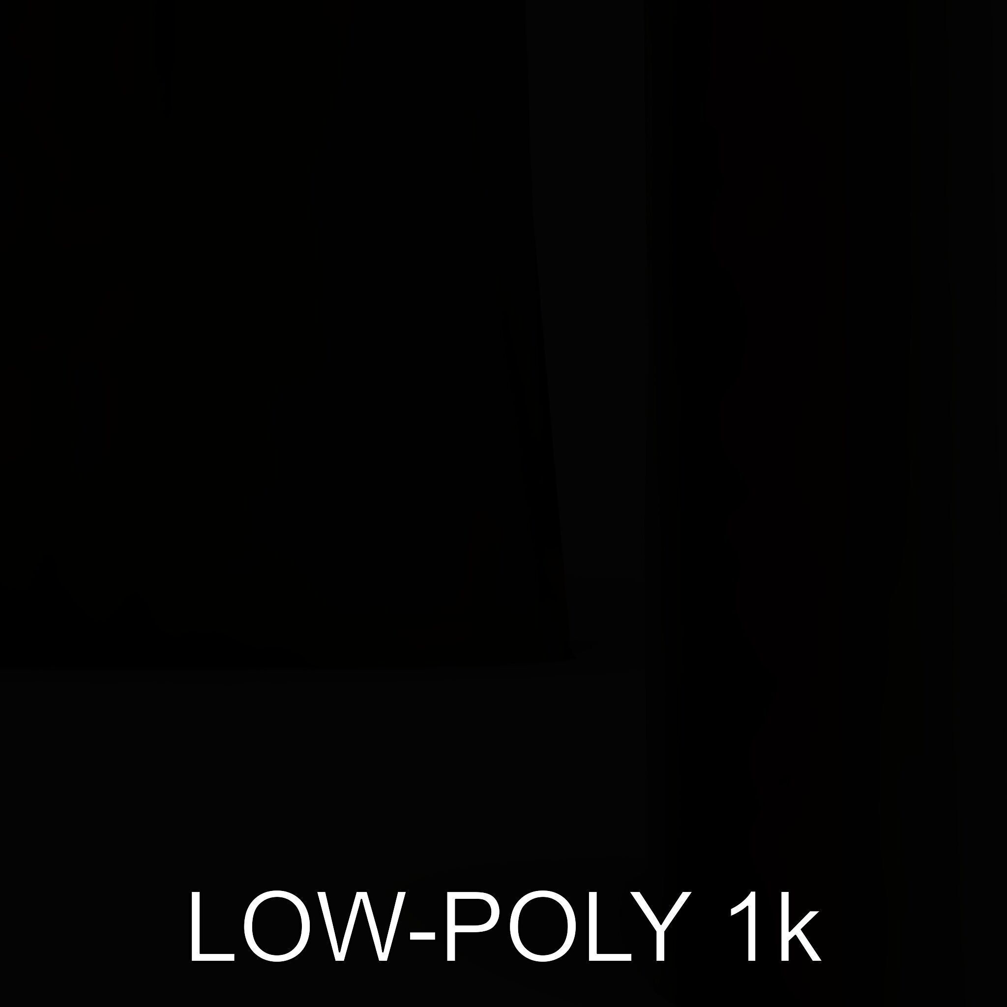 Metal Bird Sculpture Model Pack Low-poly 3D model_23