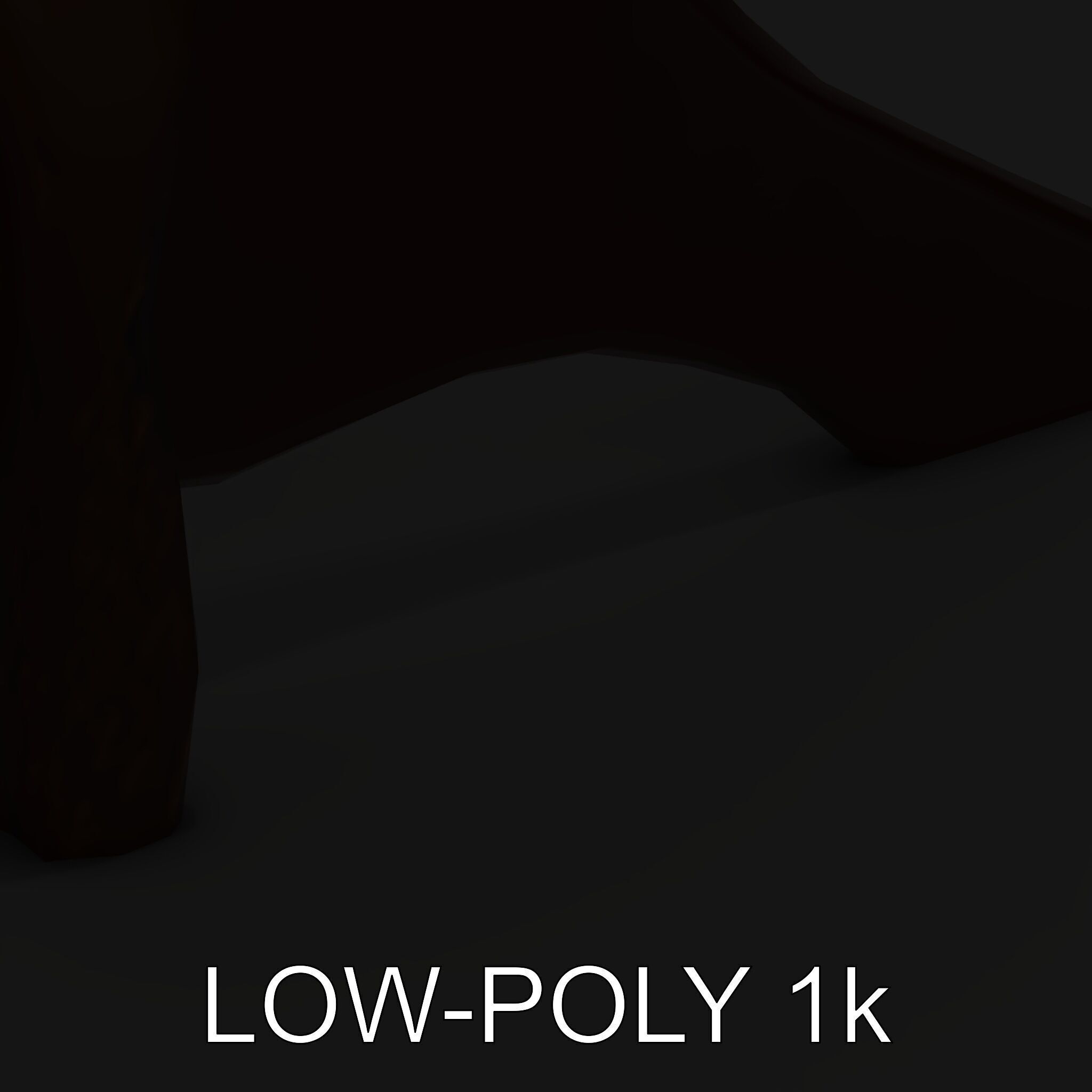 Metal Bird Sculpture Model Pack Low-poly 3D model_9