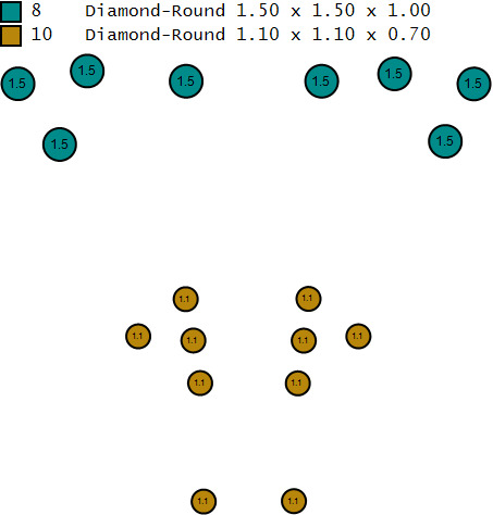 Goat Face Pendant 3D Printable Model 3D print model_3