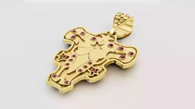 Goat Face Pendant 3D Printable Model 