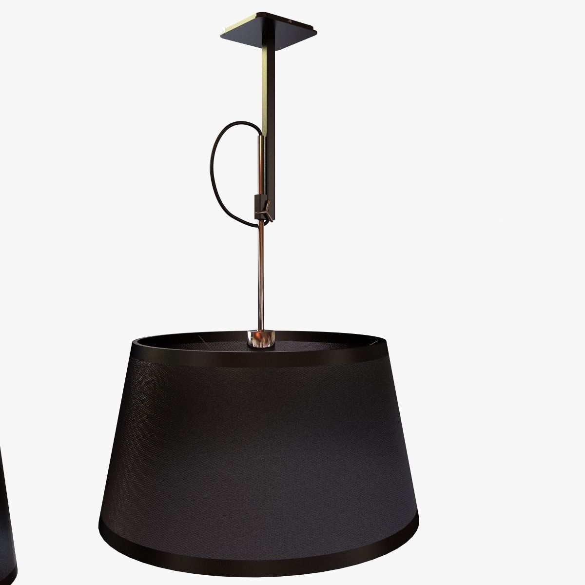 Mantra lighting habana wall and ceiling light 3D model_3