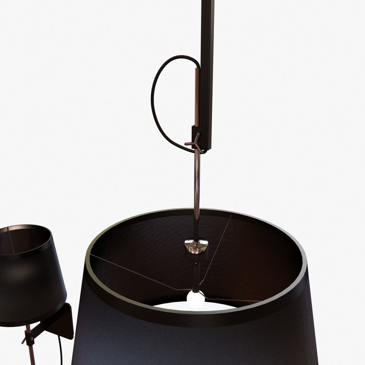 Mantra lighting habana wall and ceiling light 3D model_4