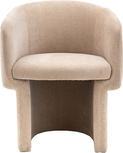 Gallery Direct Holm Dining Chair Cream 3D model