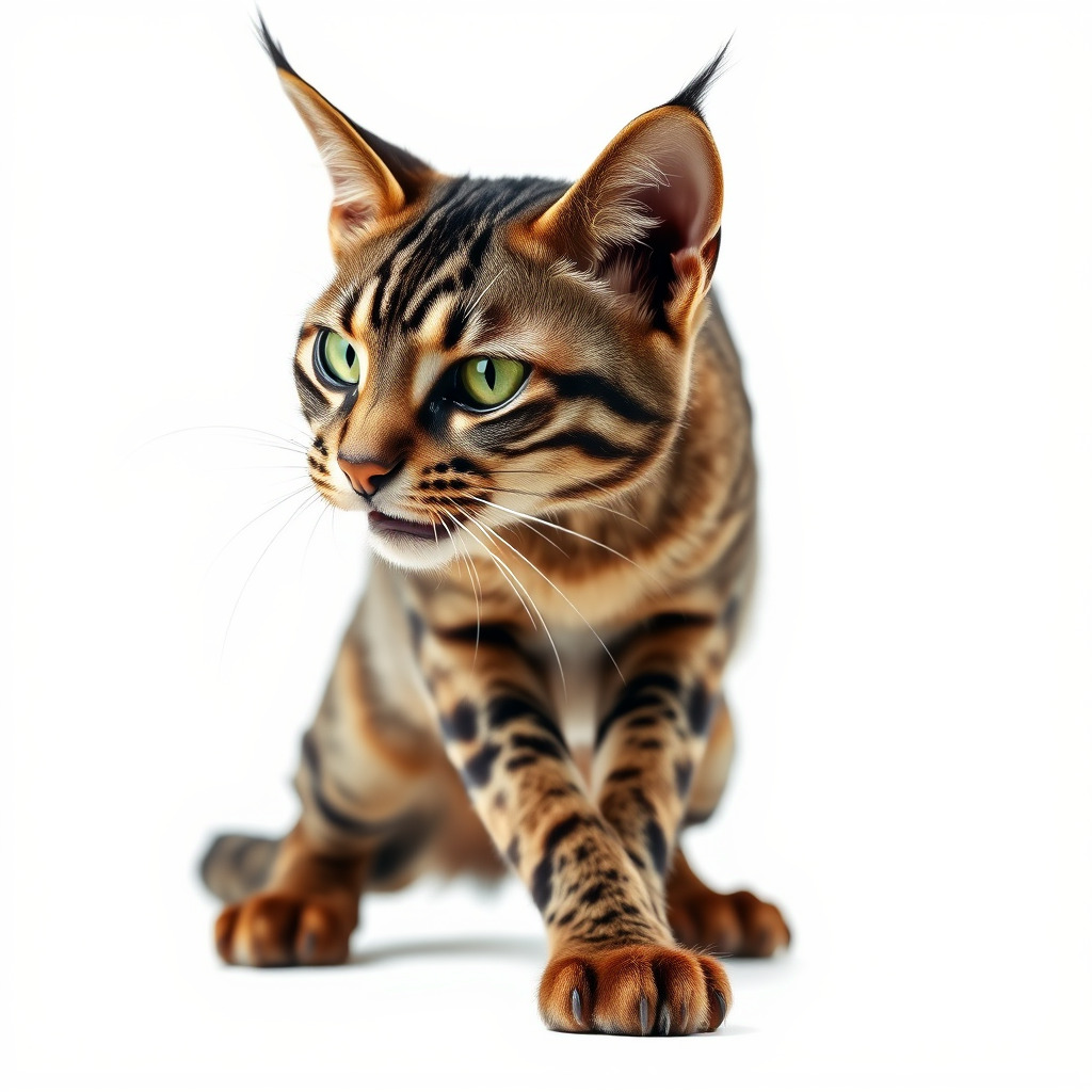 Bengal Cat Model Pack for Realistic Rendering Low-poly 3D model_2