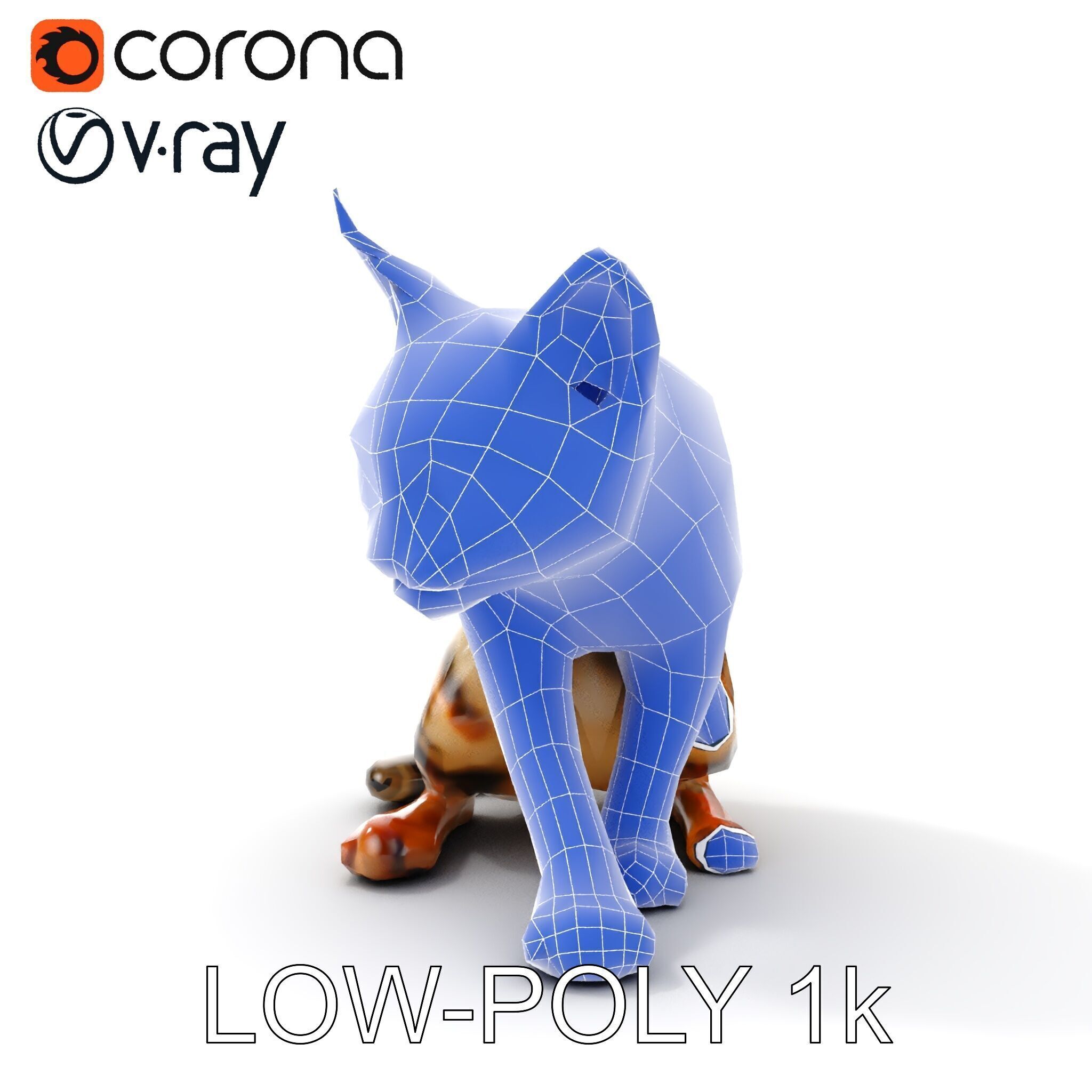 Bengal Cat Model Pack for Realistic Rendering Low-poly 3D model_19