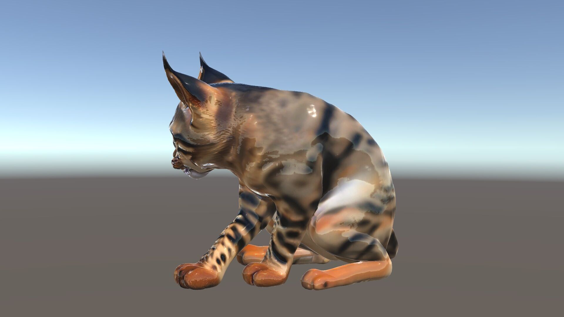 Bengal Cat Model Pack for Realistic Rendering Low-poly 3D model_5