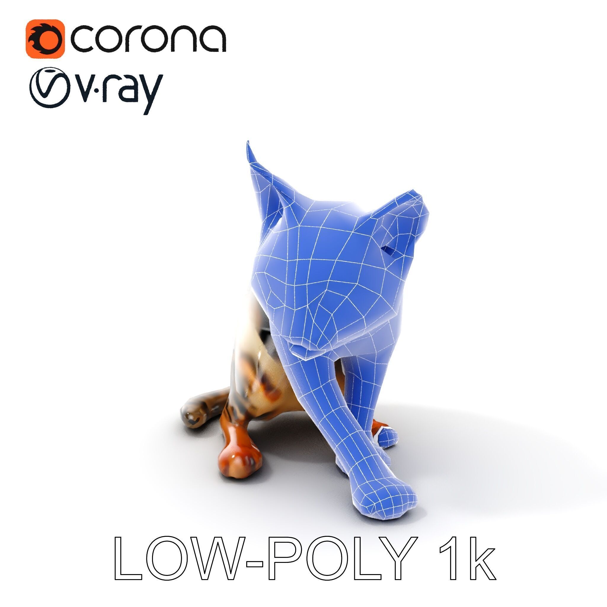 Bengal Cat Model Pack for Realistic Rendering Low-poly 3D model_11