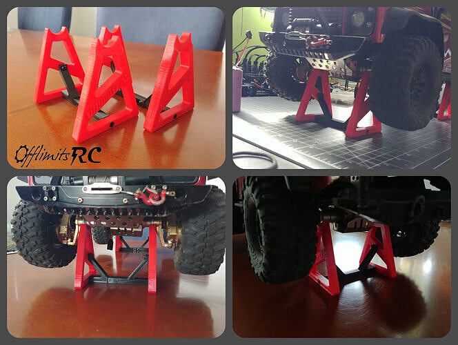 Offlimits RC - Crawler and Basher truck stand 3D print model