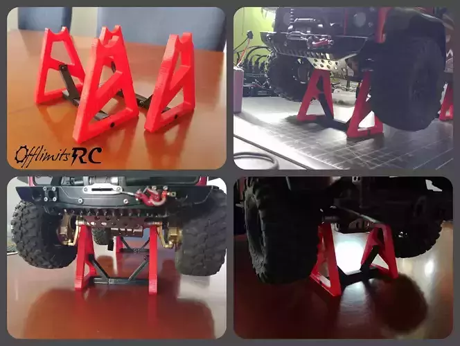 Offlimits RC - Crawler and Basher truck stand 3D print model