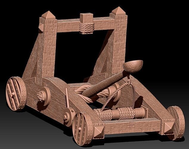 Catapult 3D print model