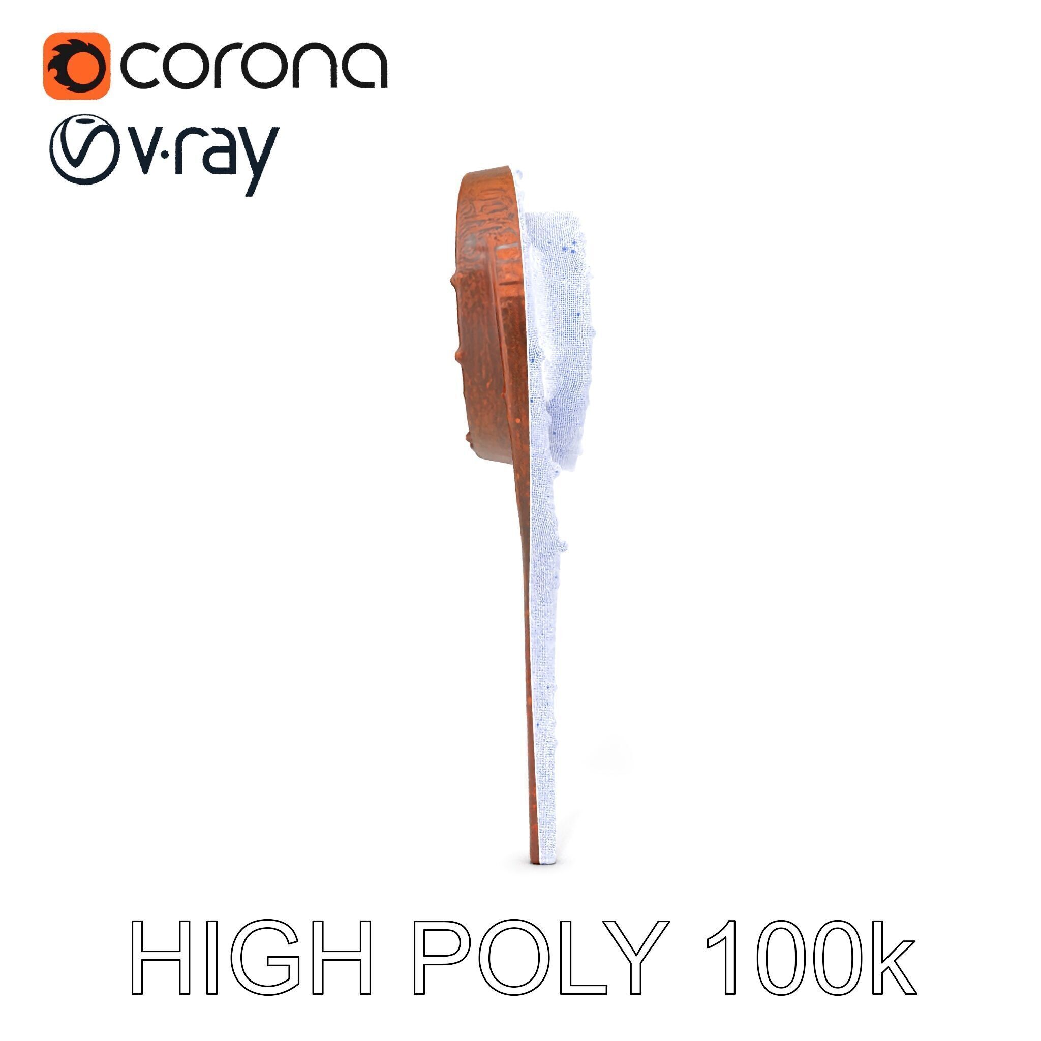 Fern Spiral Model Pack Low-poly 3D model_29