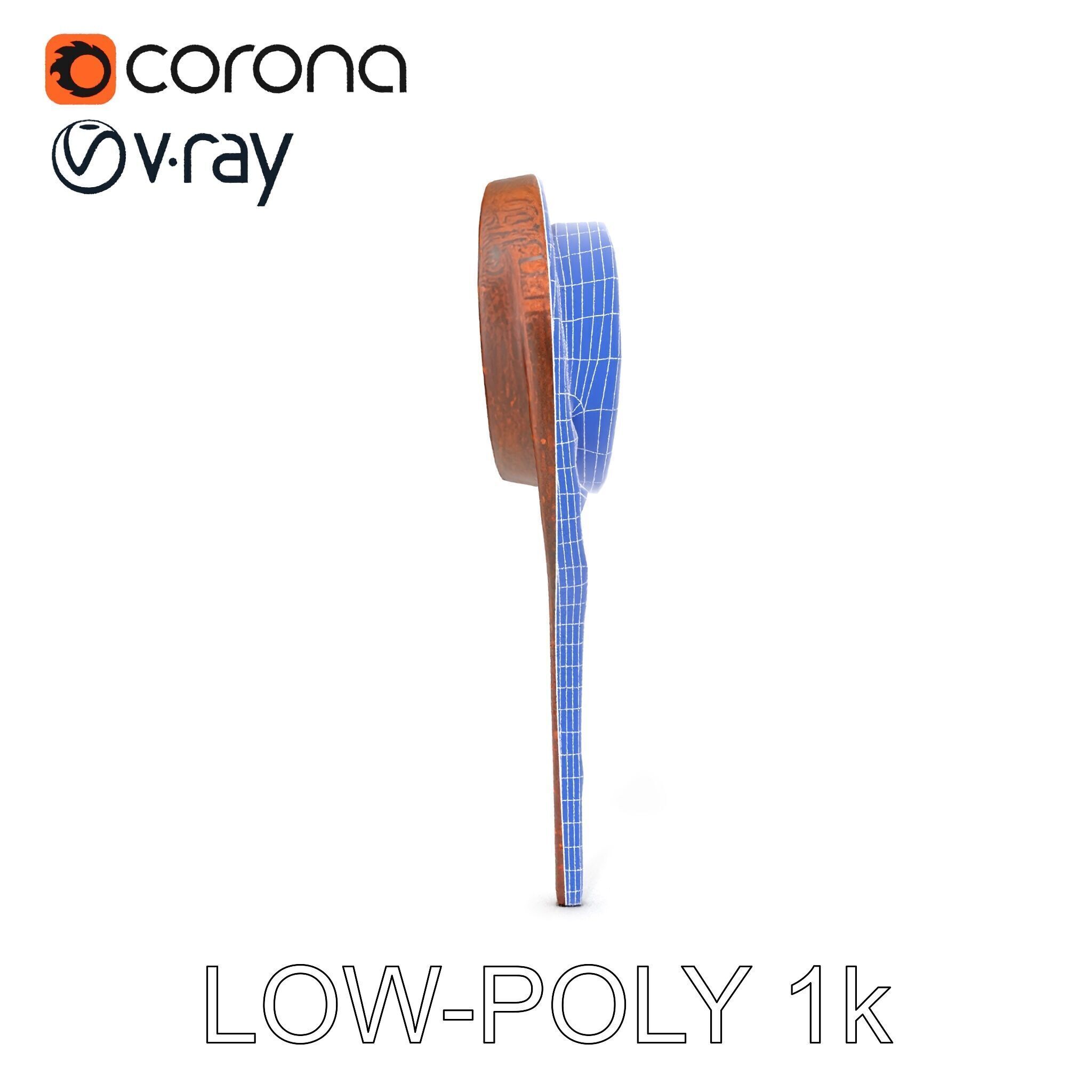 Fern Spiral Model Pack Low-poly 3D model_31