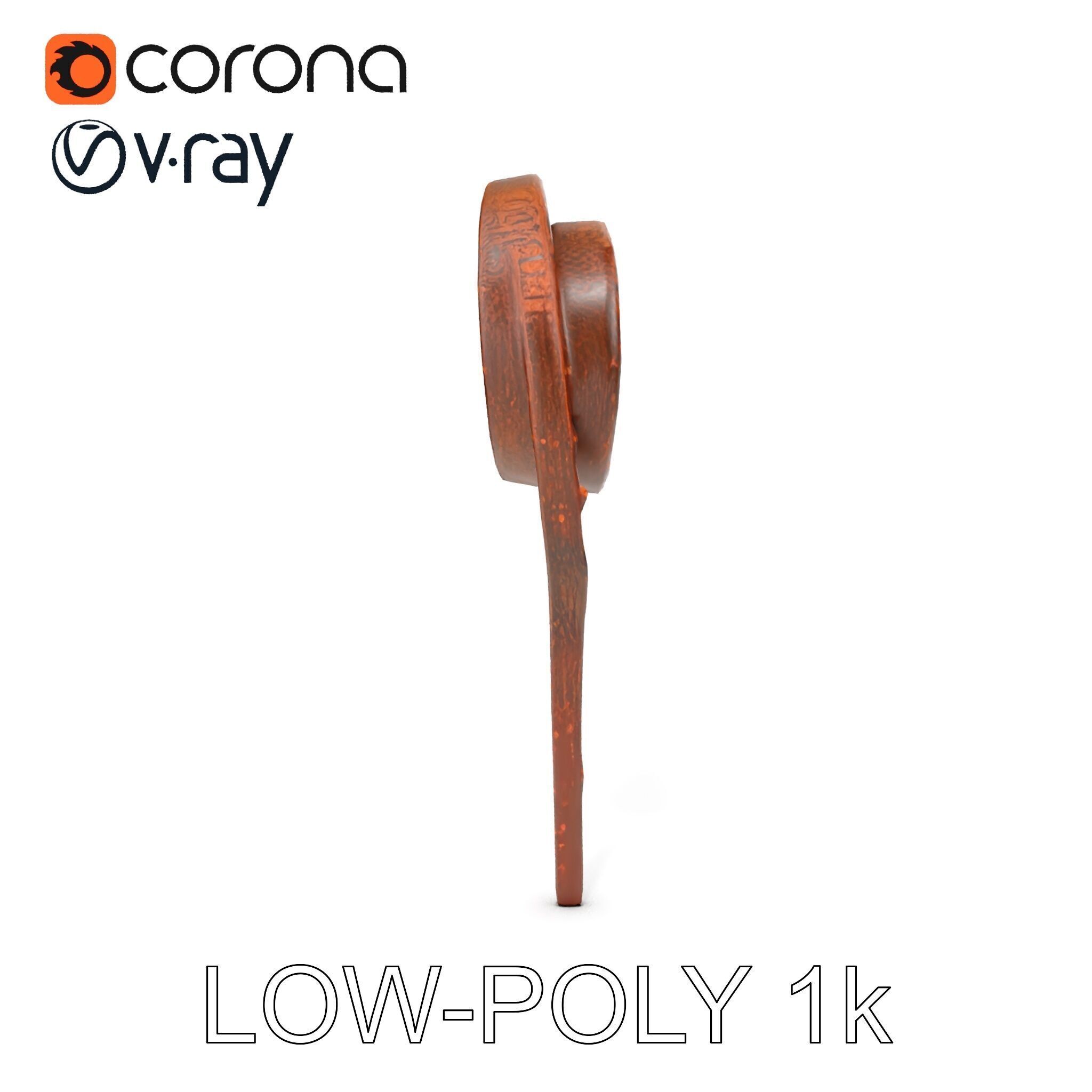 Fern Spiral Model Pack Low-poly 3D model_25