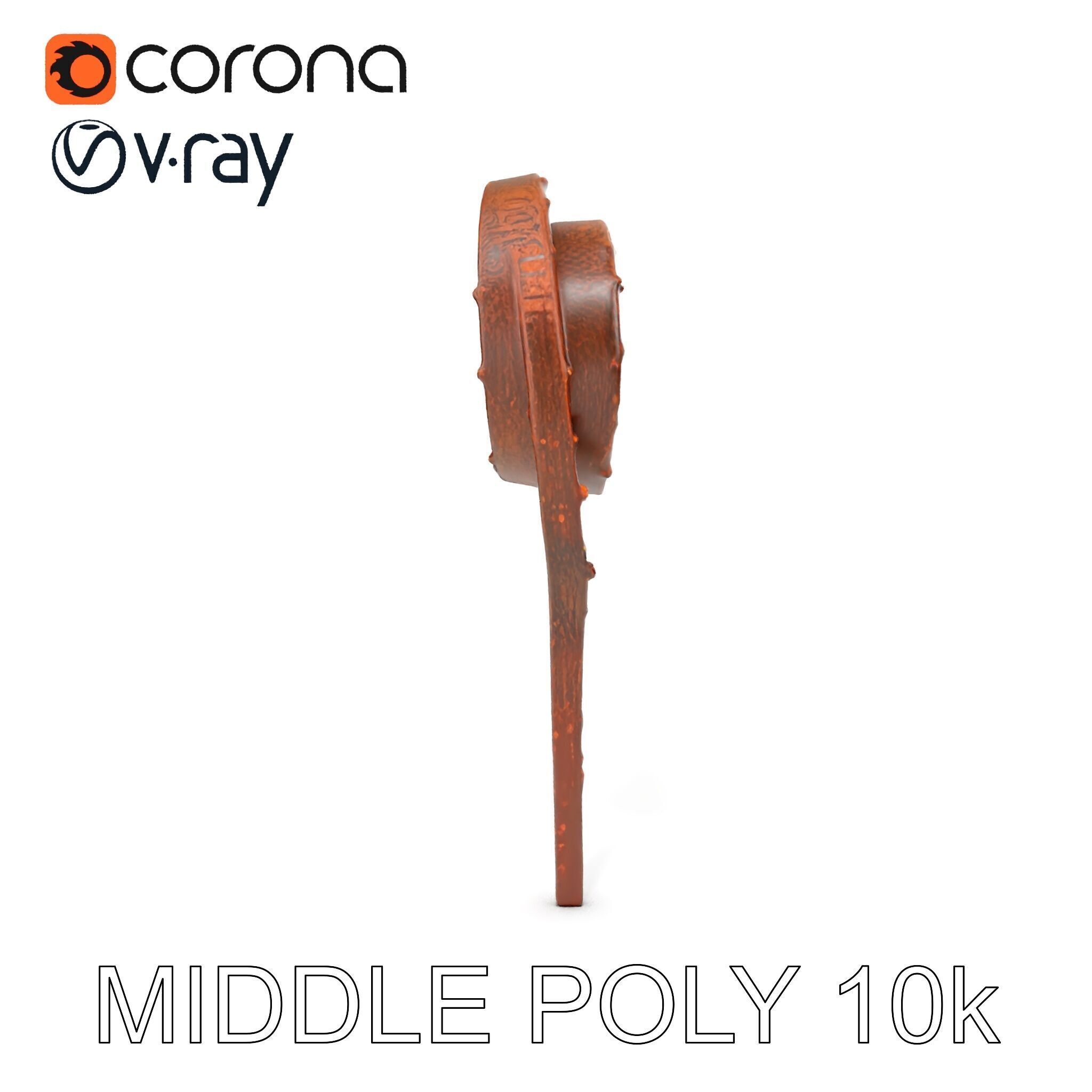 Fern Spiral Model Pack Low-poly 3D model_19