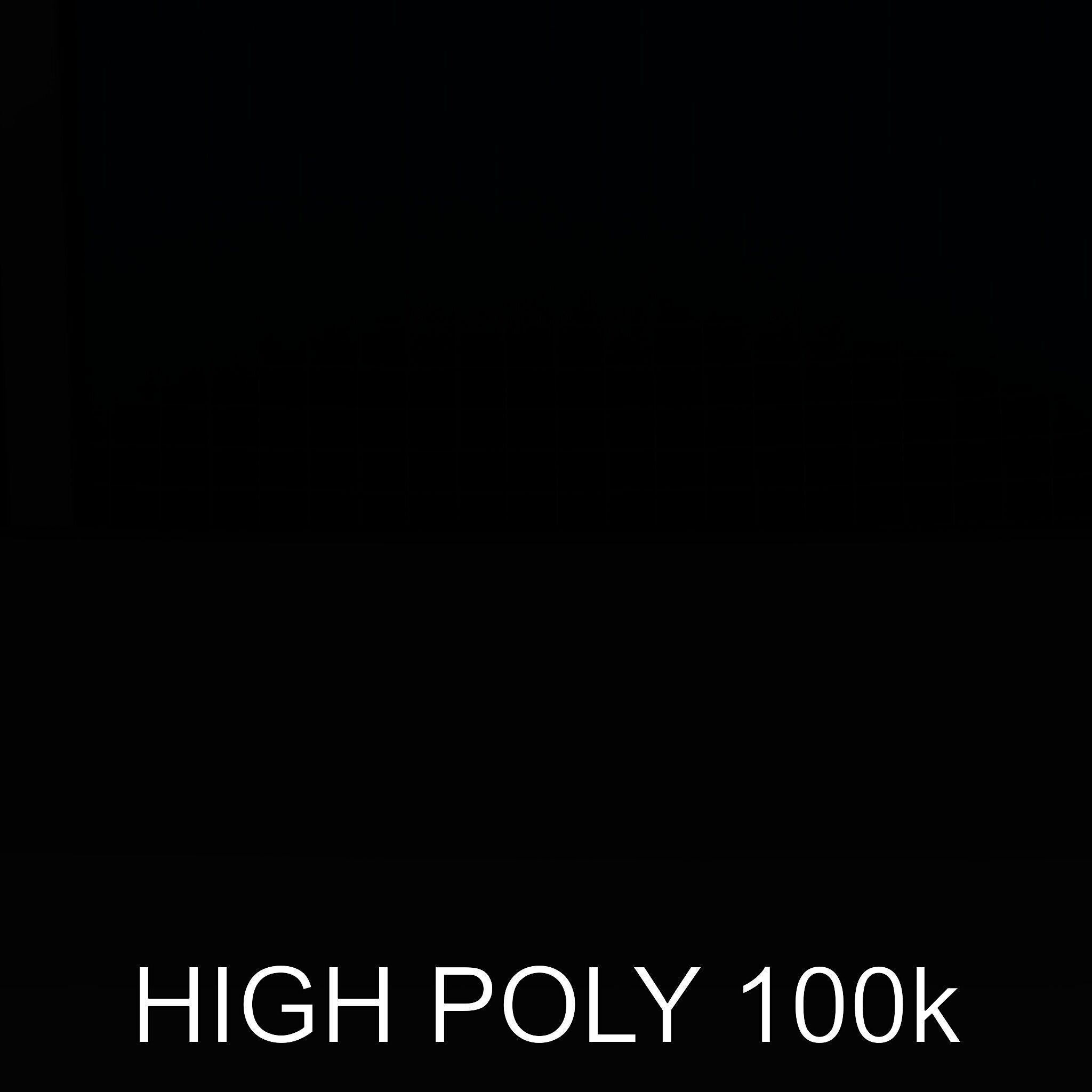 Abstract Bird Sculpture Model Pack Low-poly 3D model_32