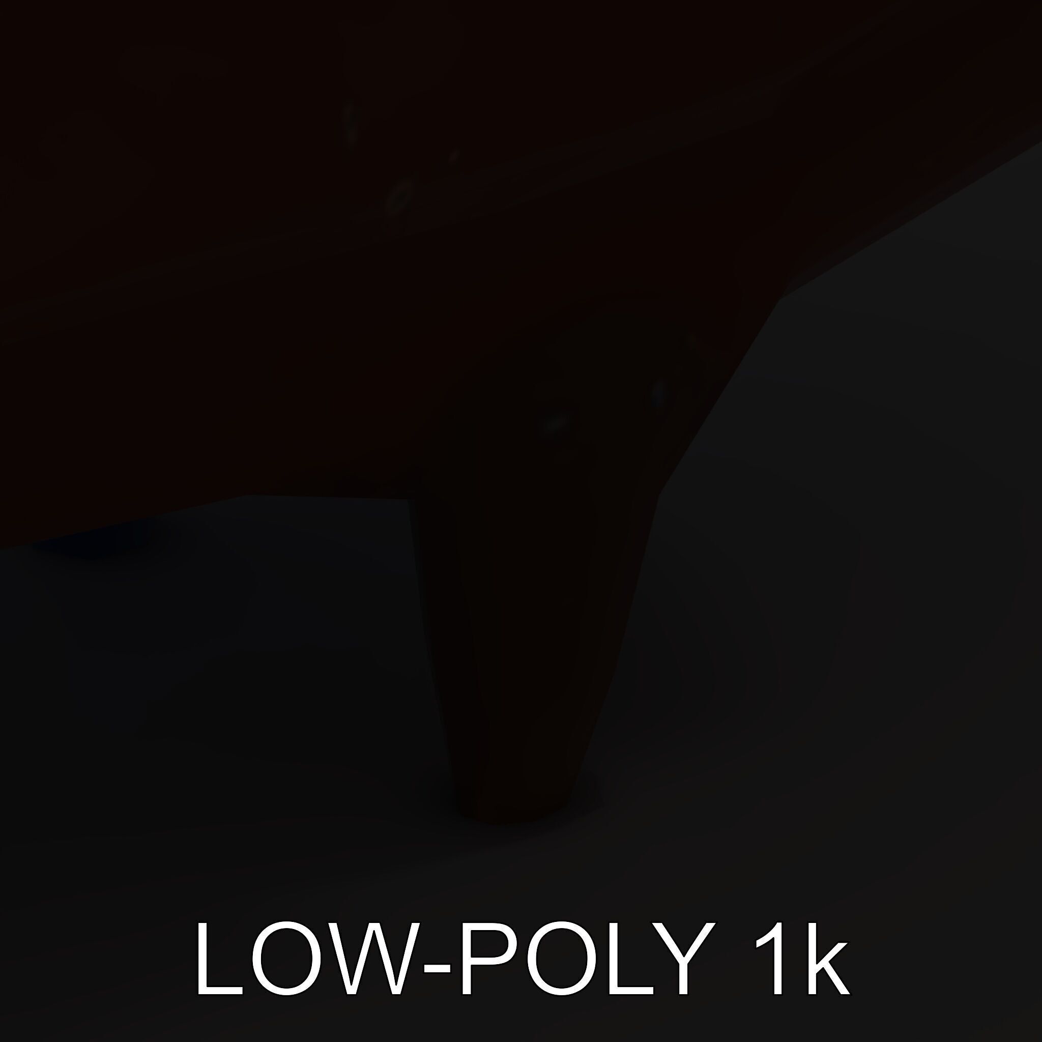 Abstract Bird Sculpture Model Pack Low-poly 3D model_17