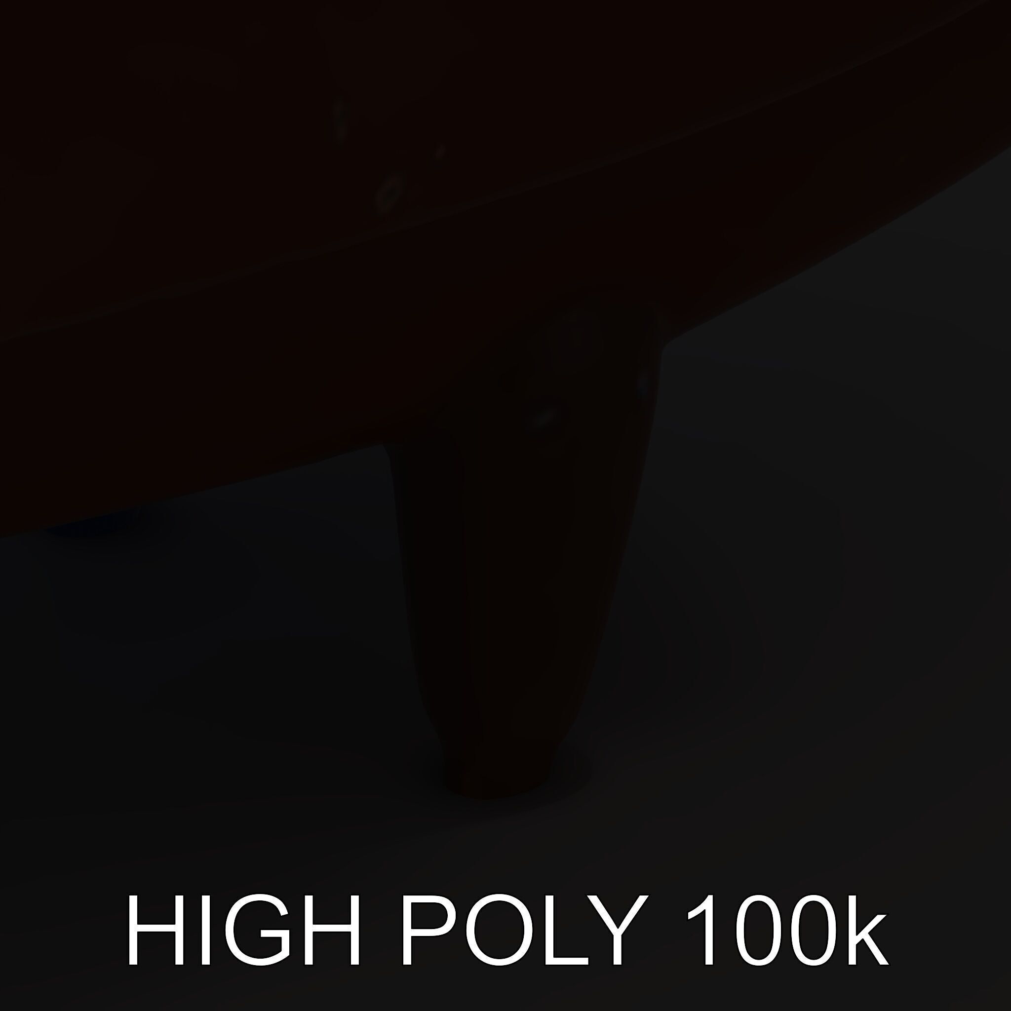 Abstract Bird Sculpture Model Pack Low-poly 3D model_26