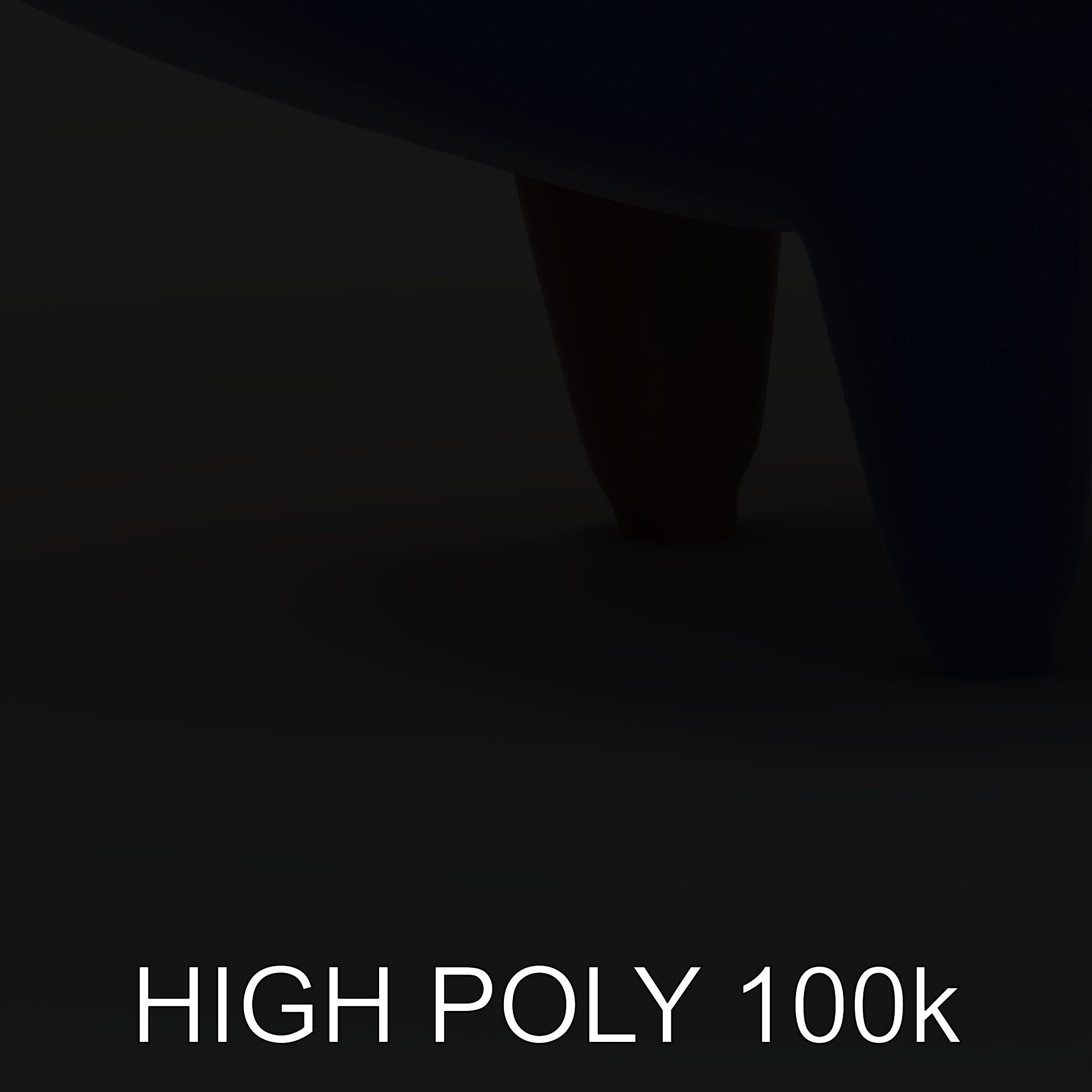 Abstract Bird Sculpture Model Pack Low-poly 3D model_5