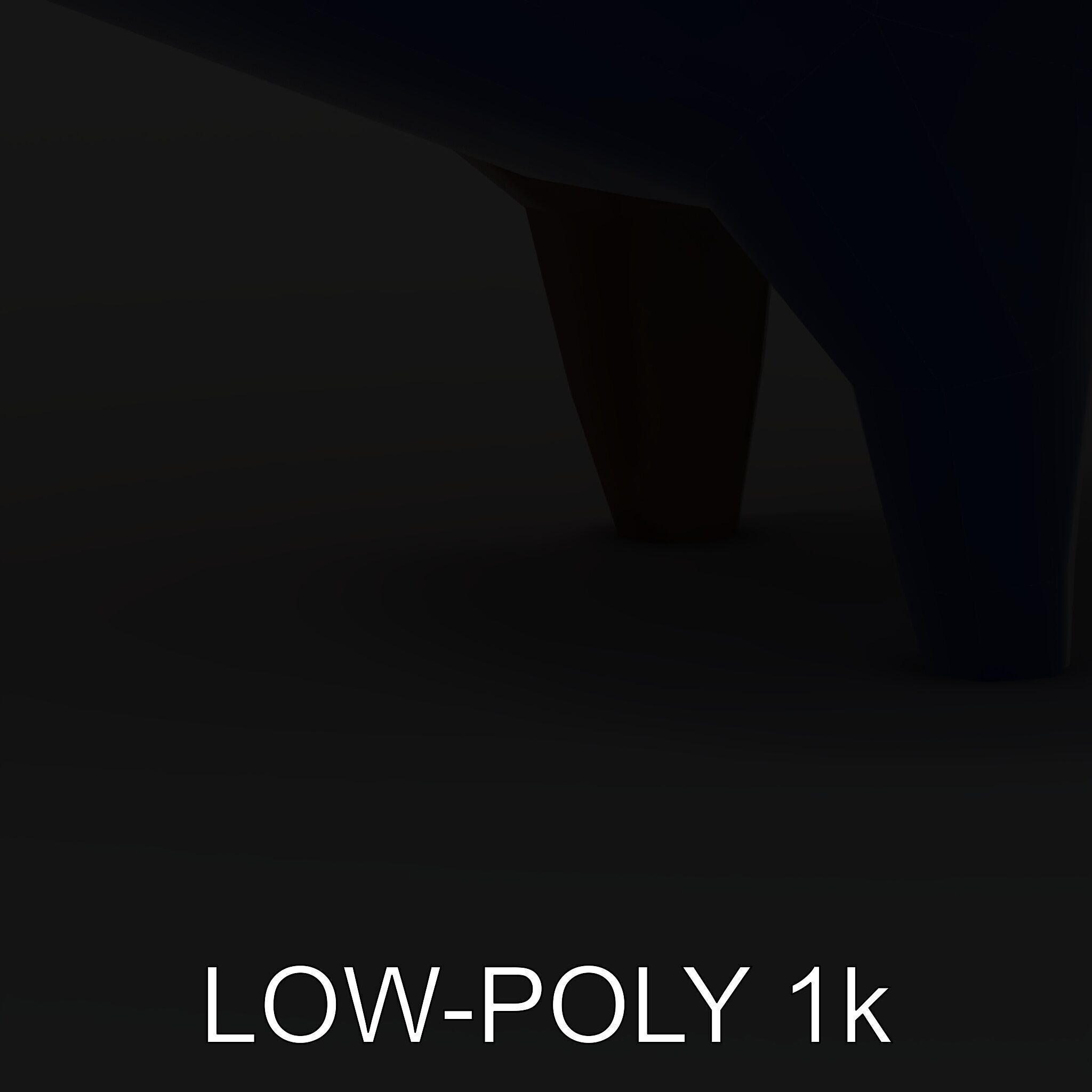 Abstract Bird Sculpture Model Pack Low-poly 3D model_14