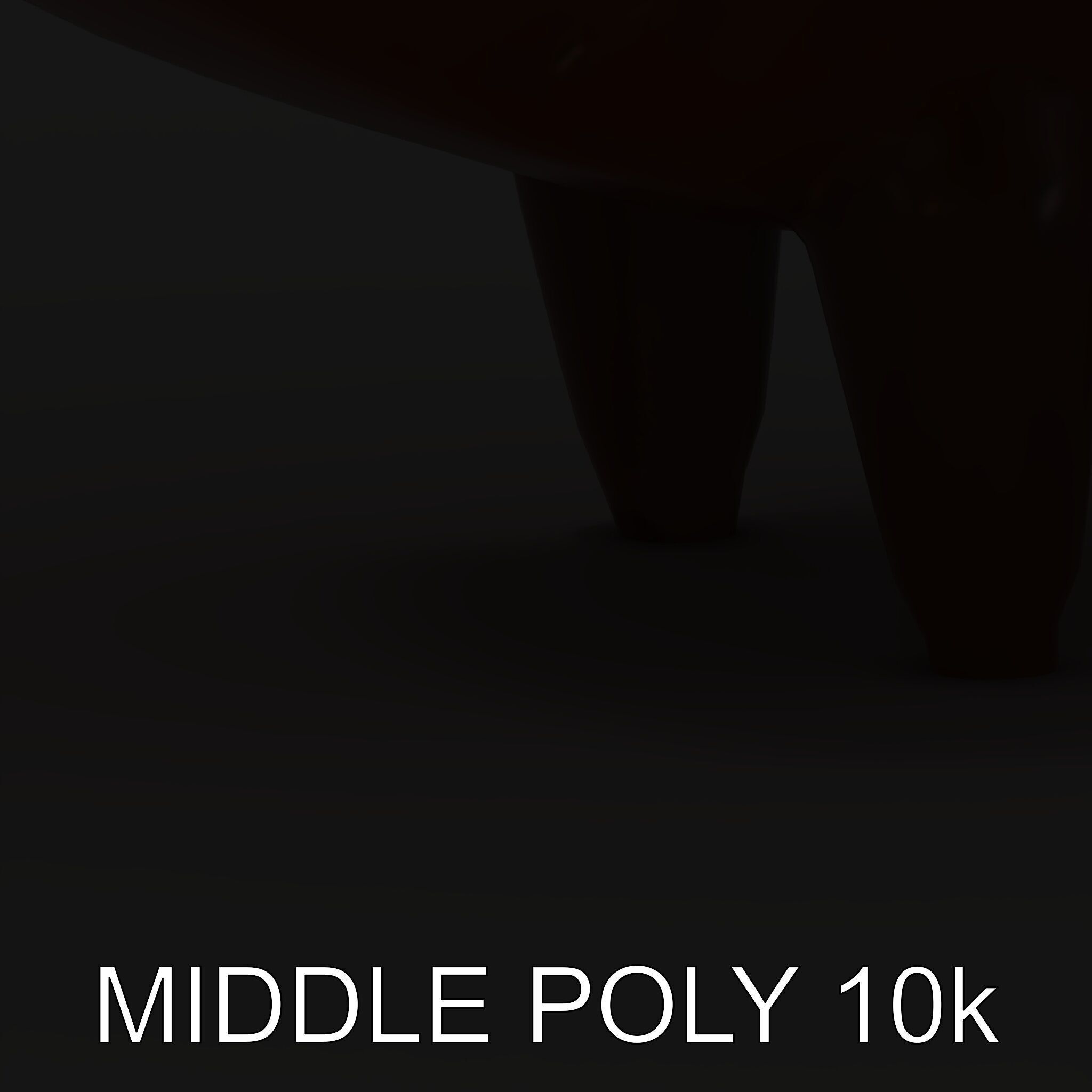 Abstract Bird Sculpture Model Pack Low-poly 3D model_6