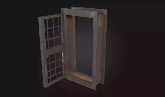 Iron Gate Opening Decorative Entryway