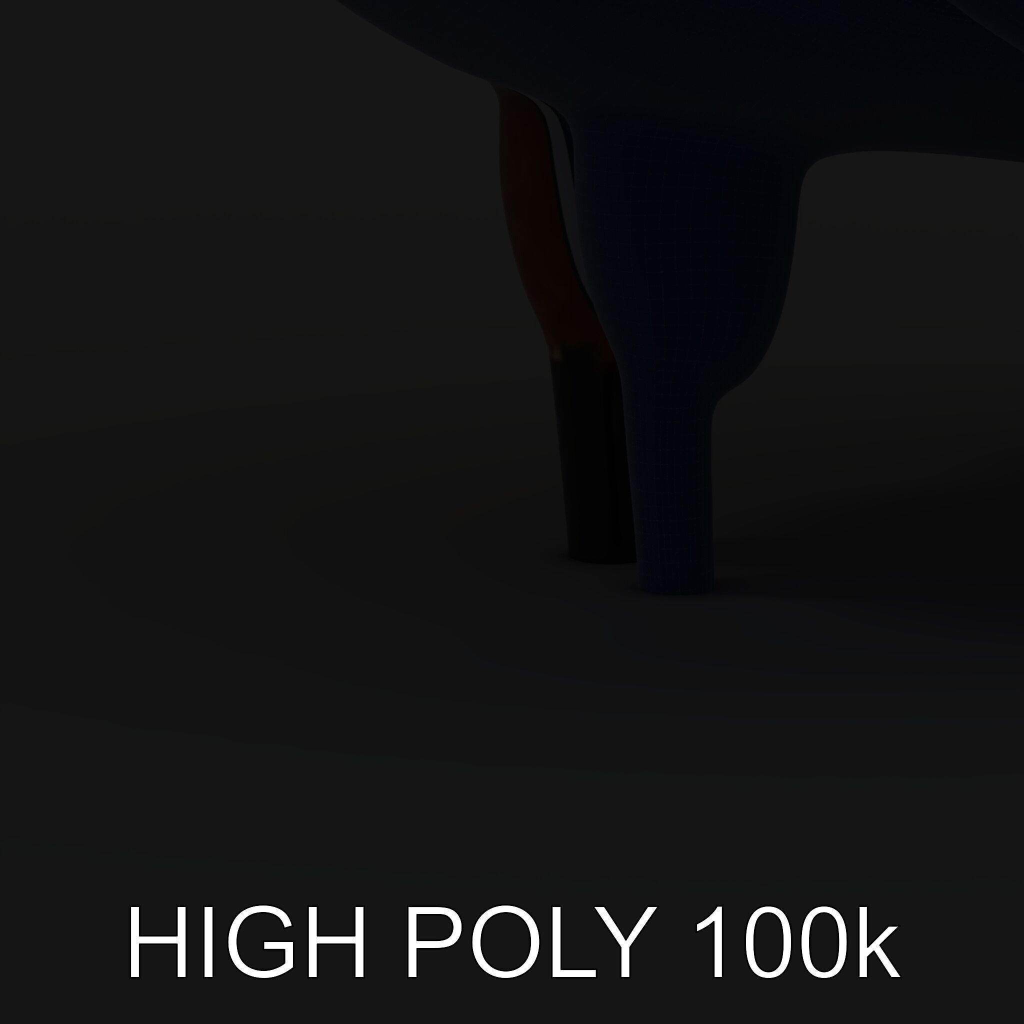 Bird Sculpture Model Pack with Detailed Textures Low-poly 3D model_5