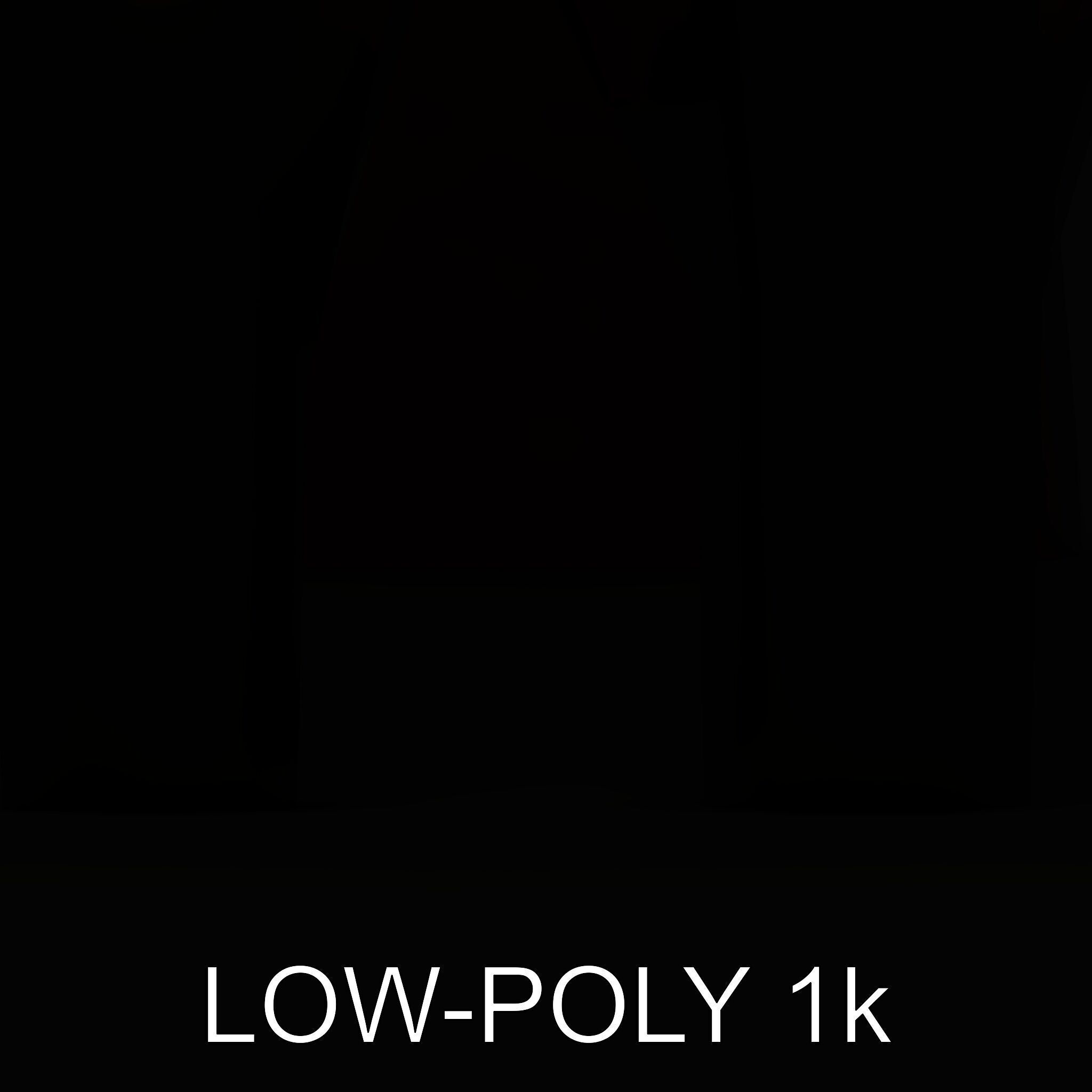 Bird Sculpture Model Pack with Detailed Textures Low-poly 3D model_23