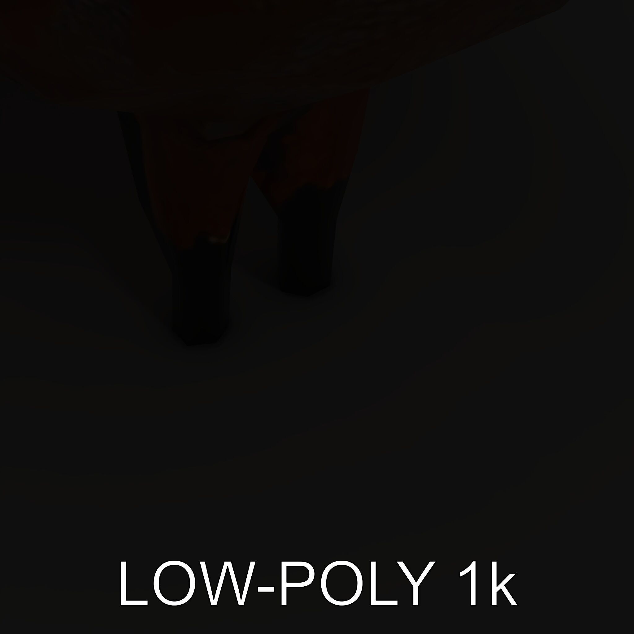 Bird Sculpture Model Pack with Detailed Textures Low-poly 3D model_7