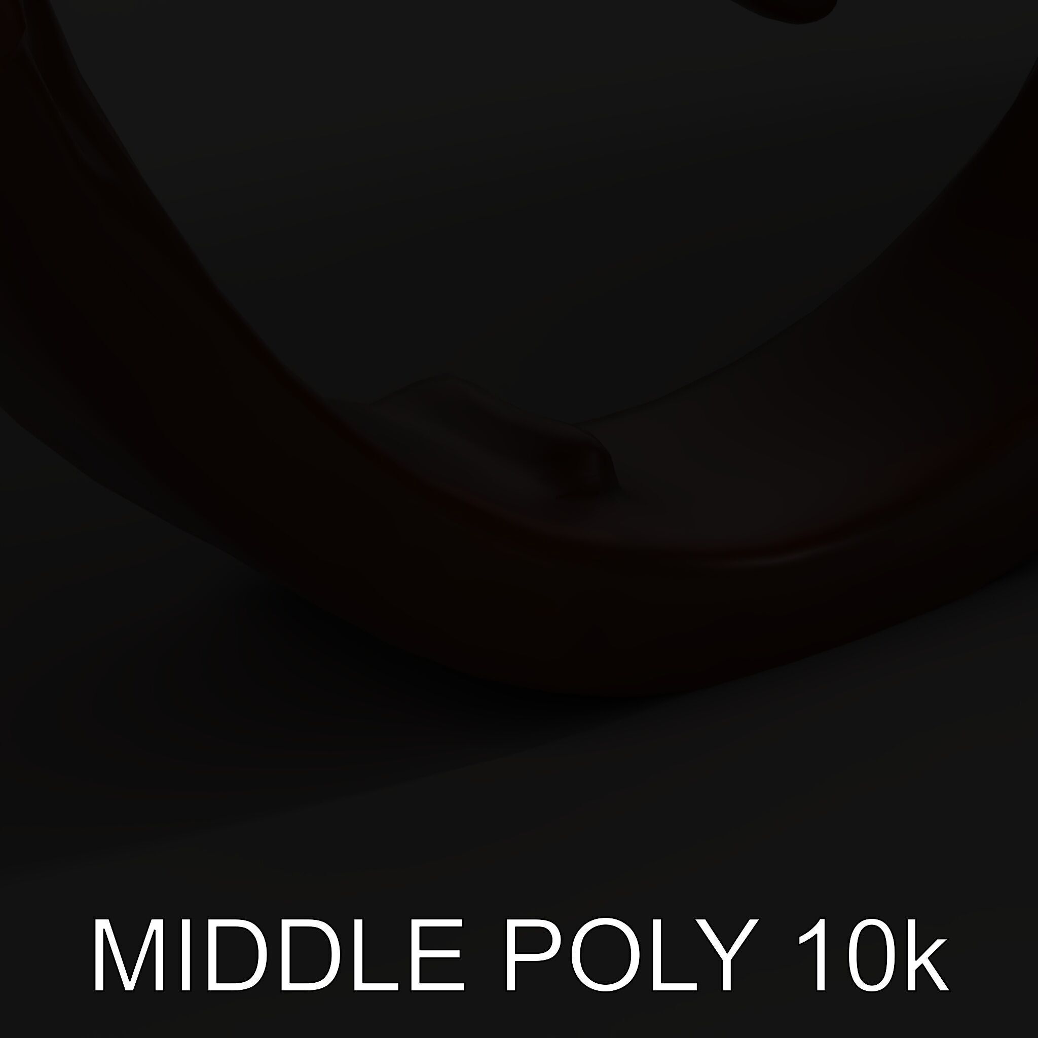 Ornamental Spiral Metalwork Model Pack Low-poly 3D model_6