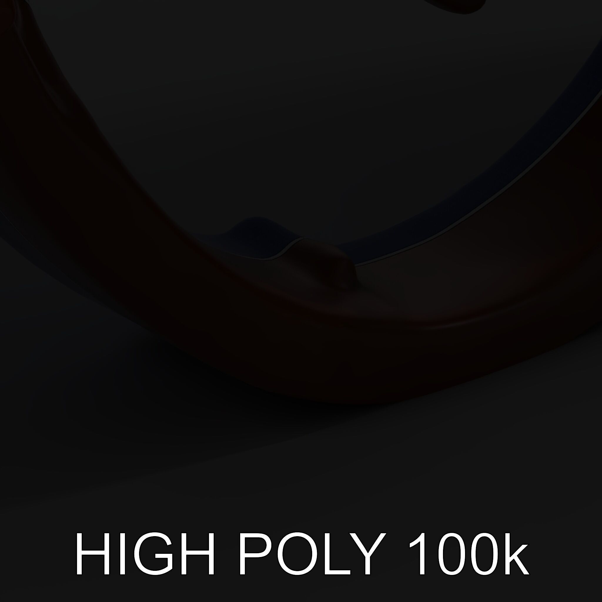 Ornamental Spiral Metalwork Model Pack Low-poly 3D model_20